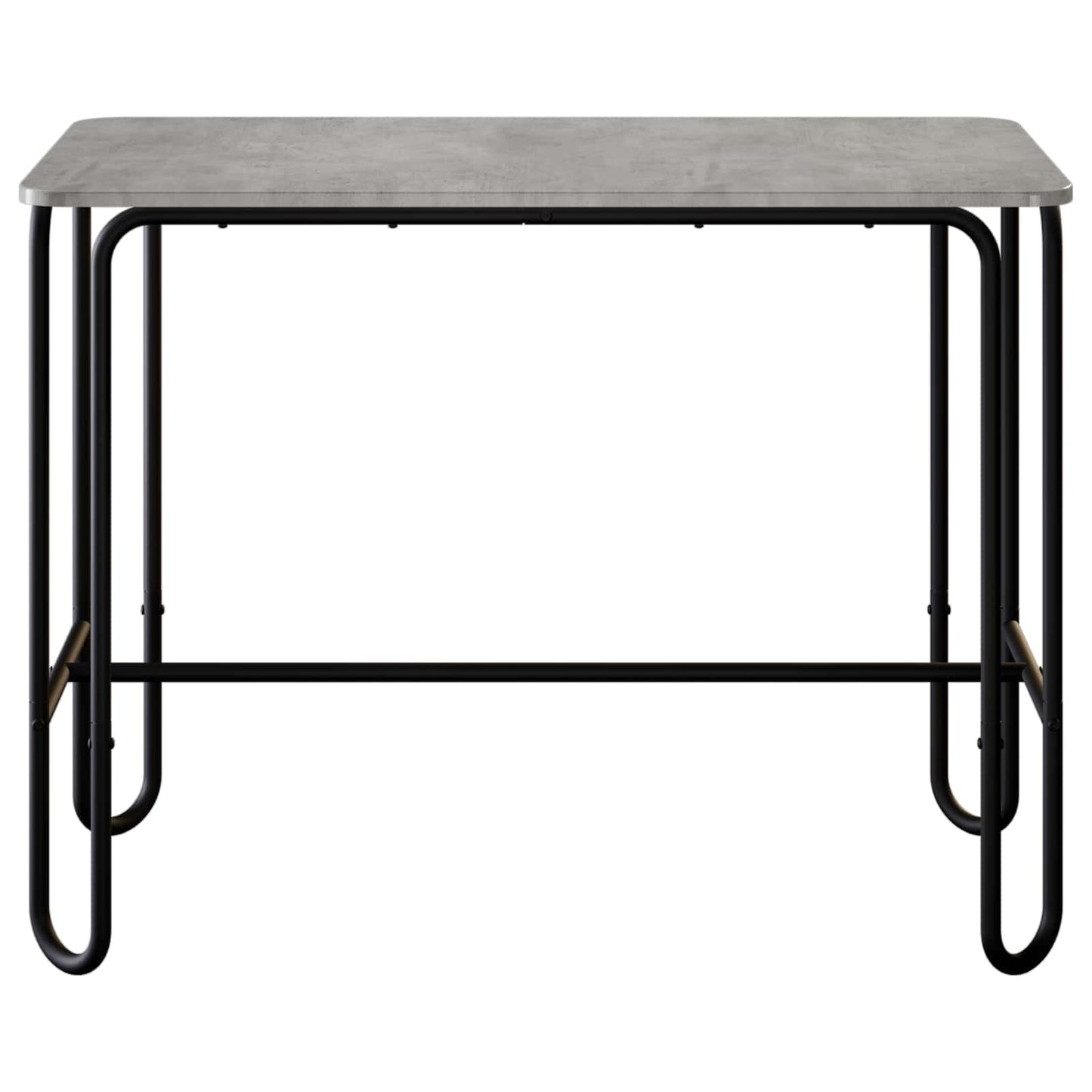 Spisebord 100 x 50 x 75 cm Konstruert tre Betonggrå Rektangulær