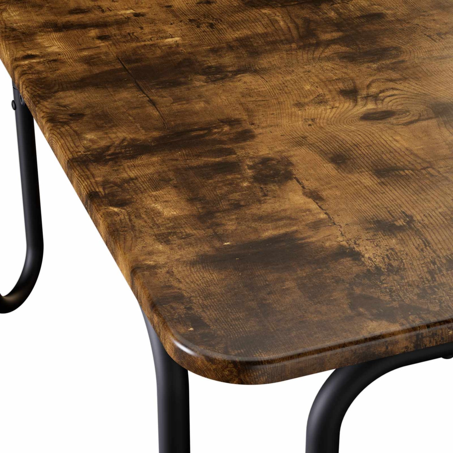 Kaffebord Røkt Eik 59 x 59 x 45 cm Konstruert tre