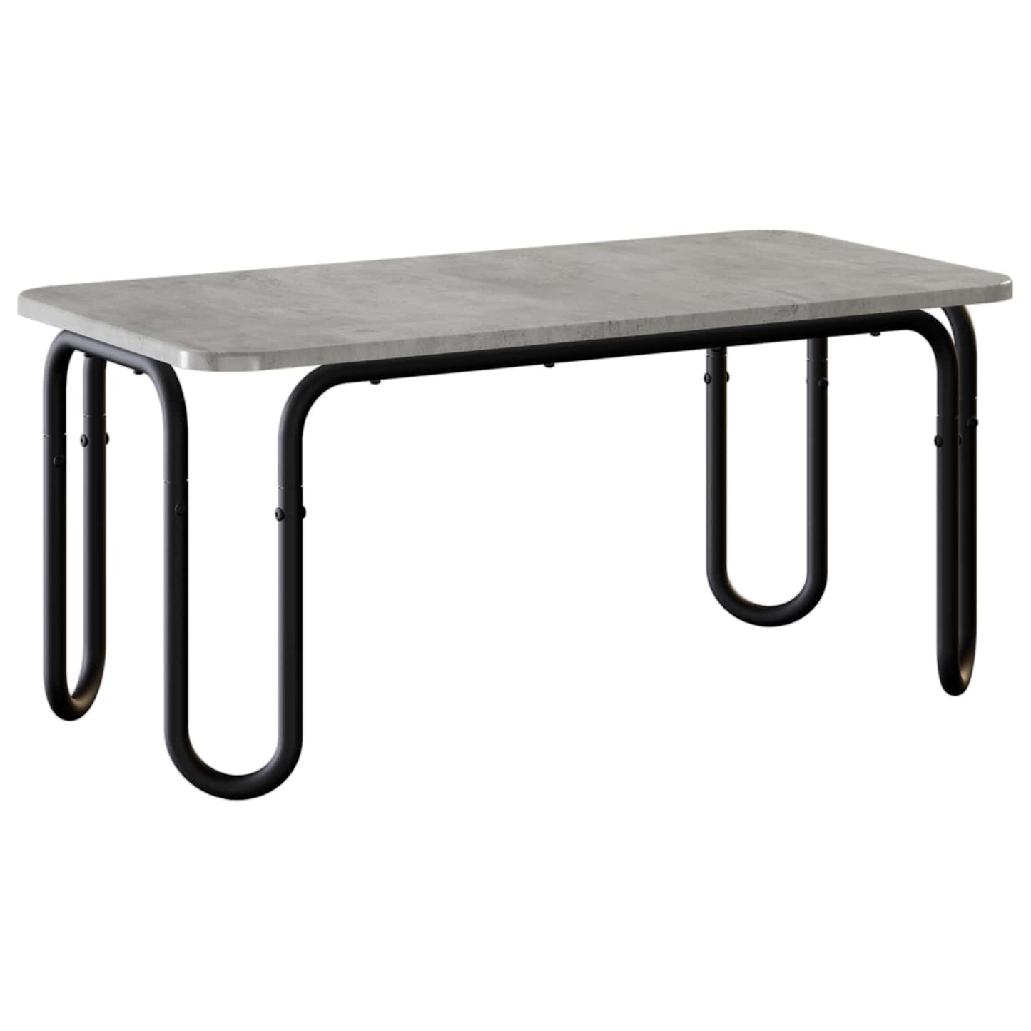 Kaffebord Betonggrå 79,5 x 40 x 36 cm Konstruert tre