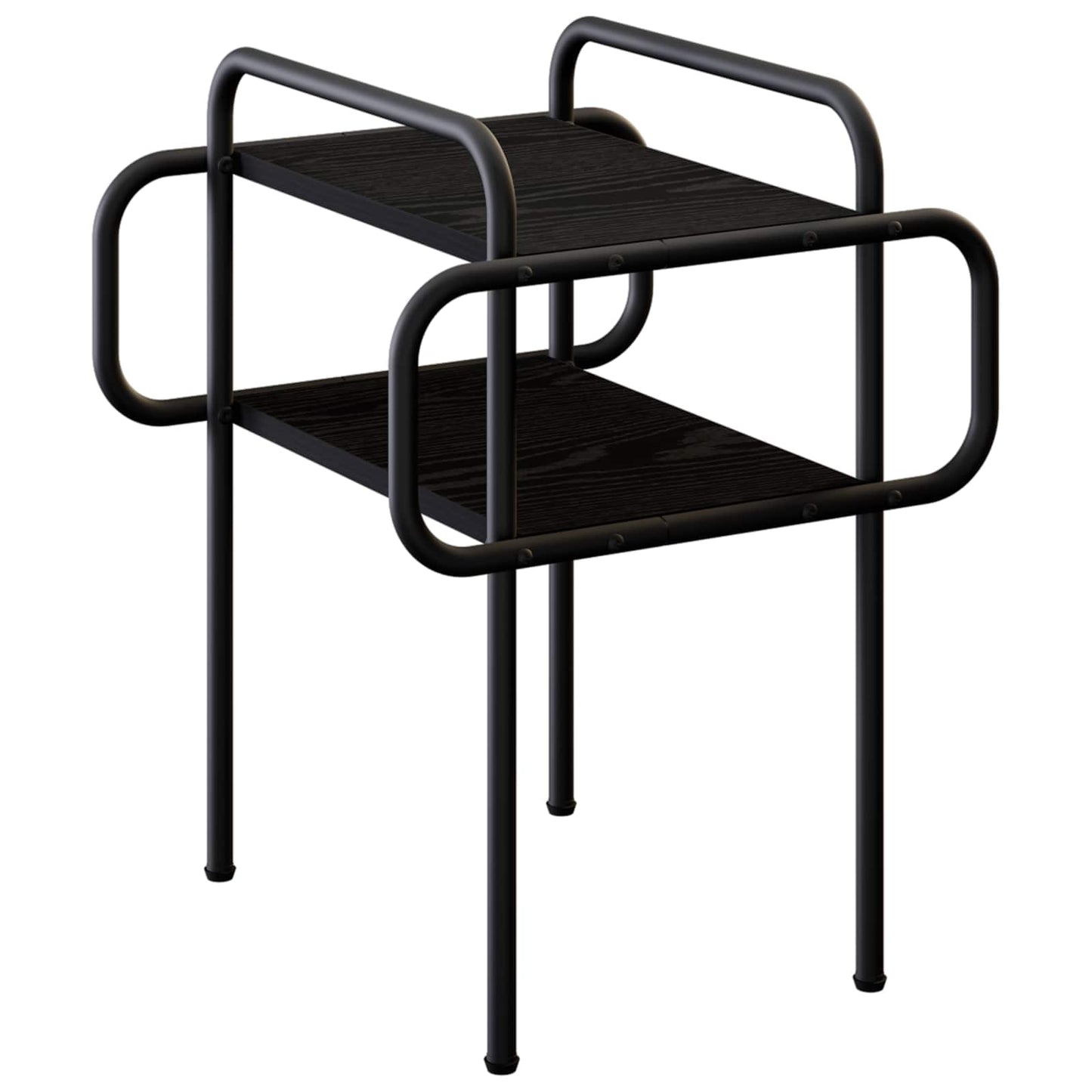 Kaffebord Svart eik 40 x 40 x 51 cm Konstruert tre