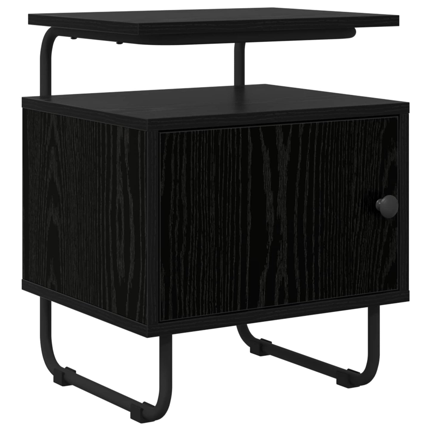 Nattbordskap Svart eik Konstruert tre