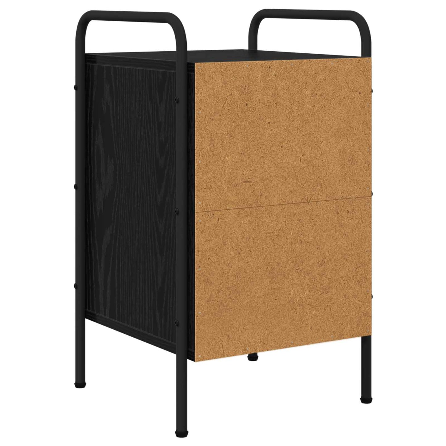 Nattbordskap 2 stk. Svart eik 35 x 36,5 x 61 cm Konstruert tre