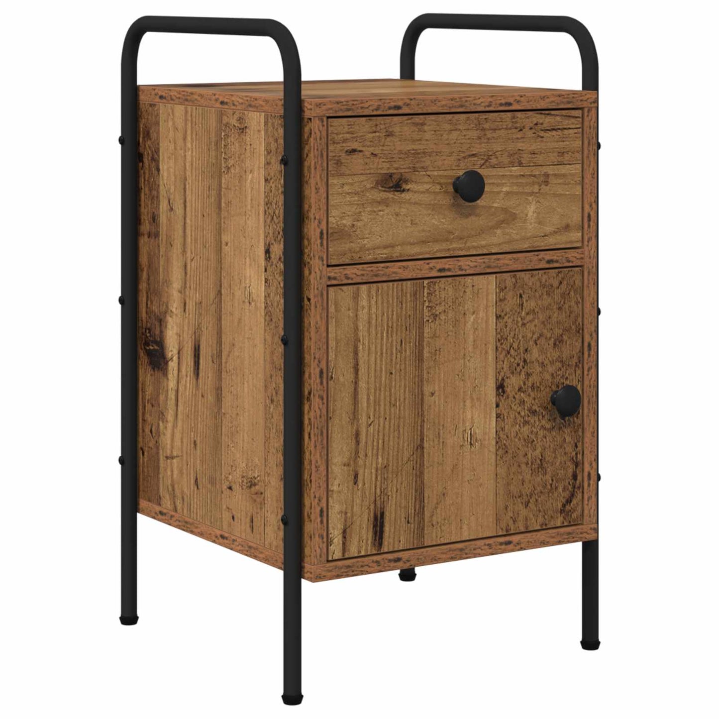Nattbordskap 2 stk. Gammelt tre 35 x 36,5 x 61 cm