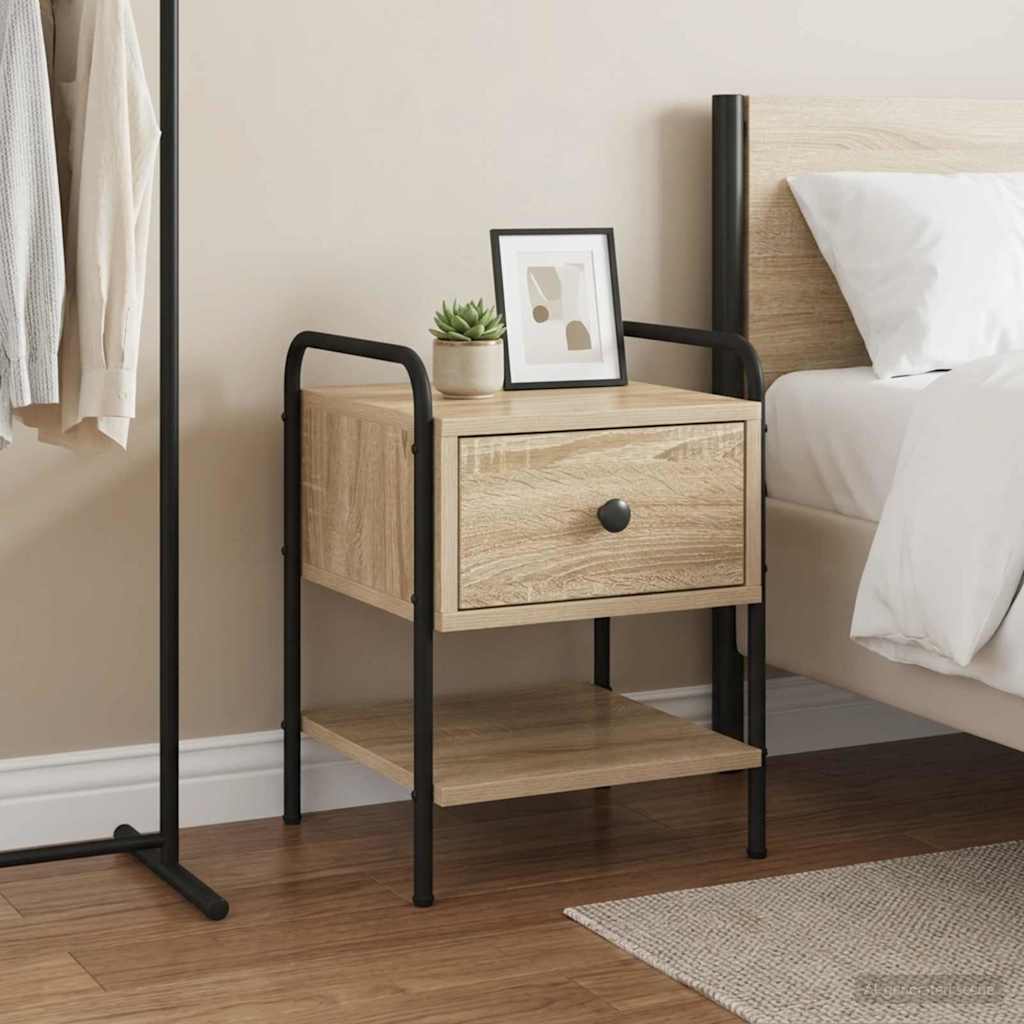 Nattbordskap Sonoma eik 35 x 36,5 x 47 cm Konstruert tre