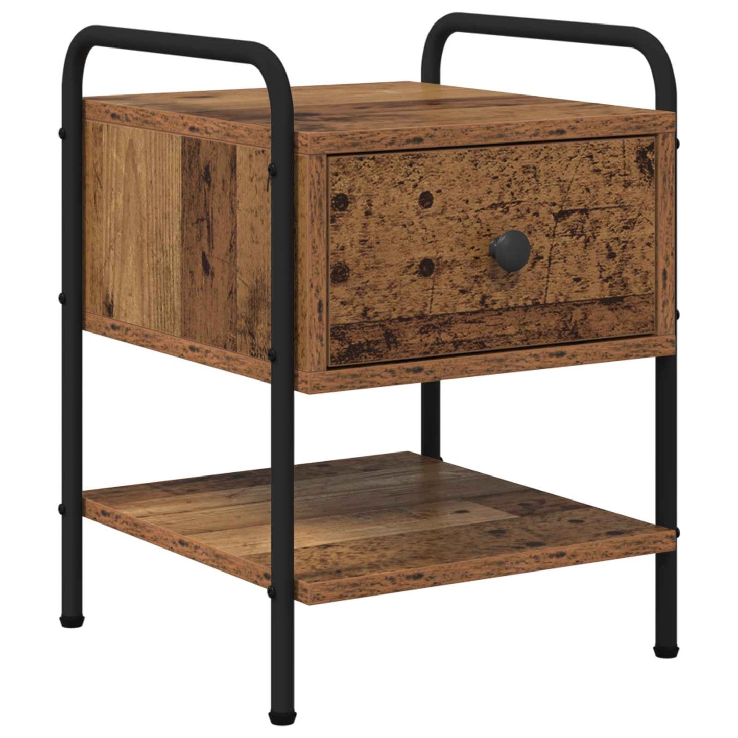 Nattbordskap Gammelt tre 35 x 36,5 x 47 cm Konstruert tre