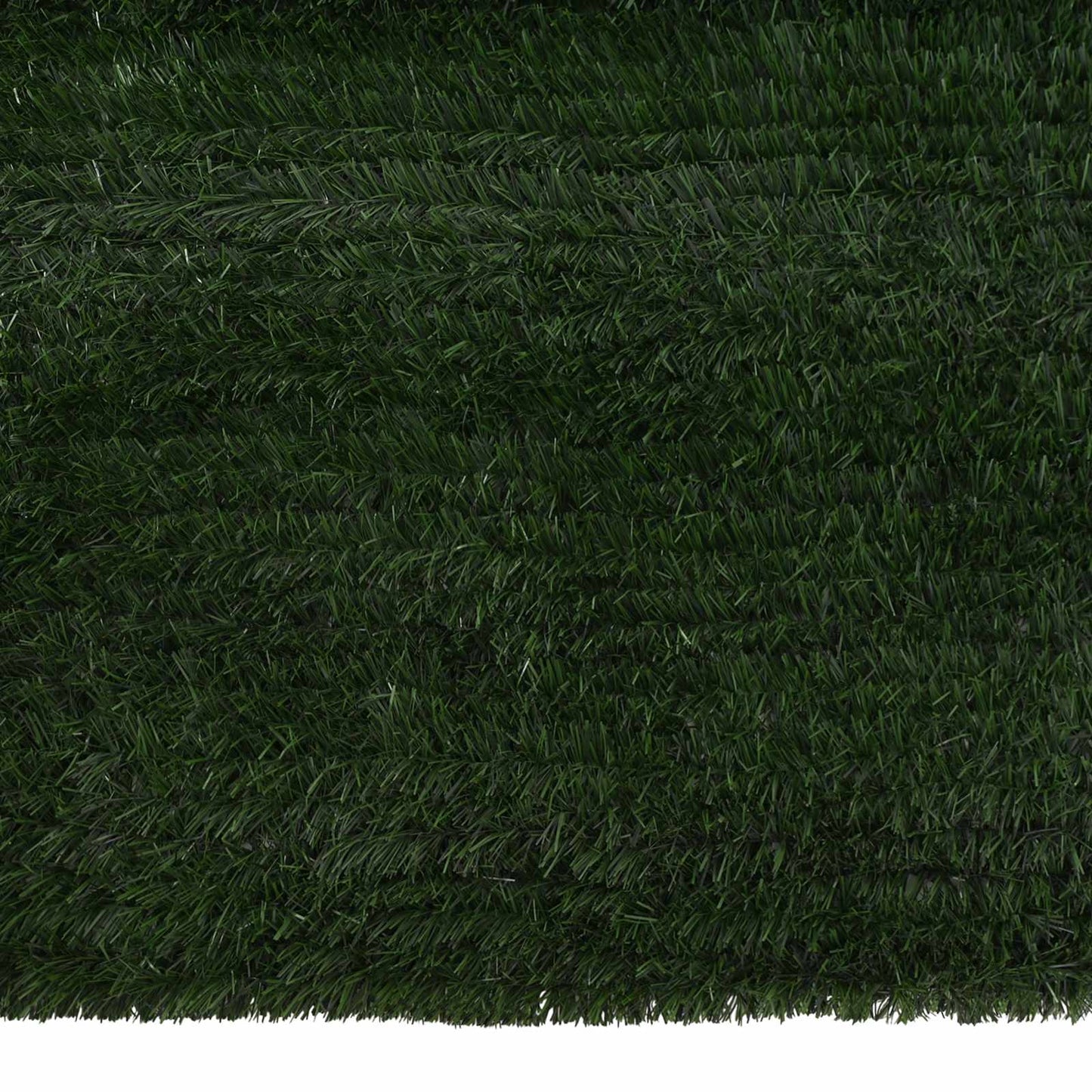 Kunstig gjerde Mørkegrønn 1 x 3 m PVC og stål