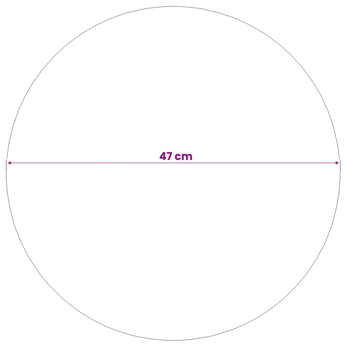 Børstet Ball Ø 47 cm Sølv Rustfritt stål 201