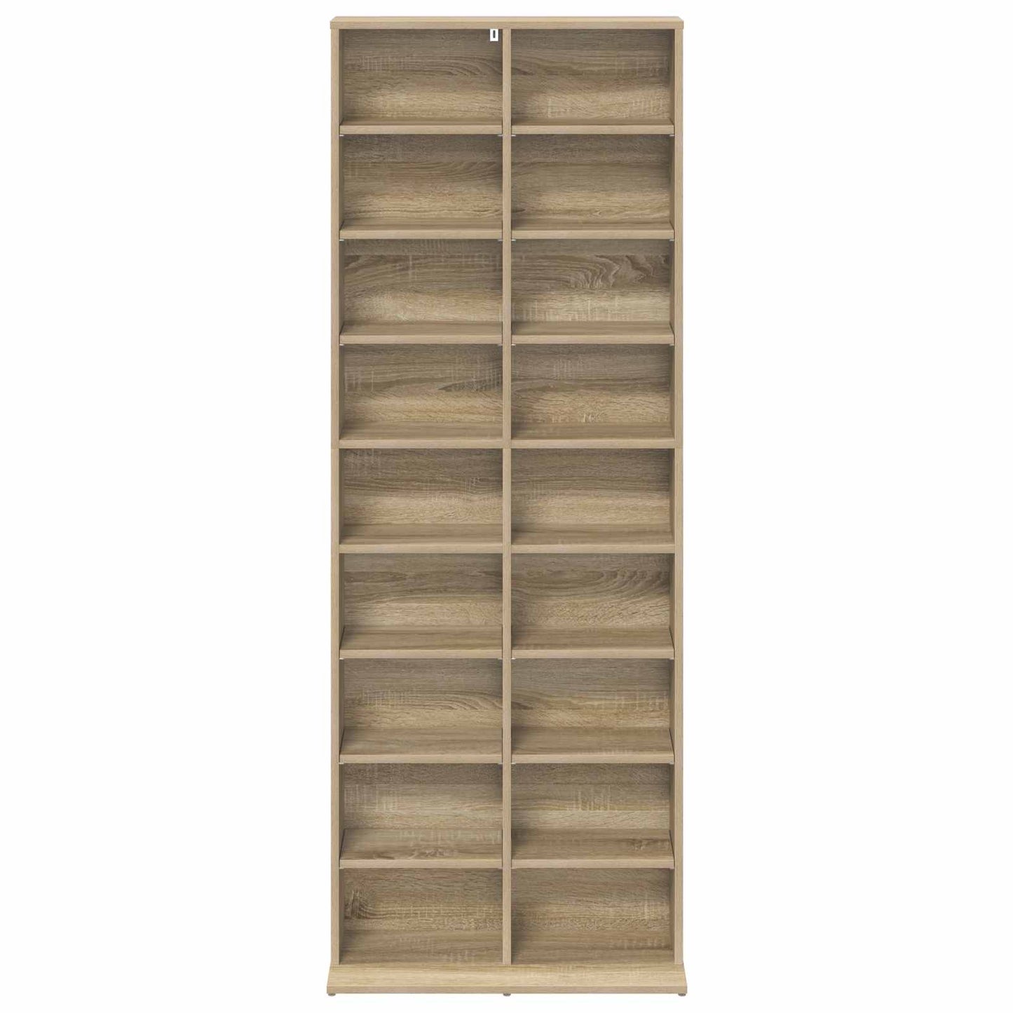 CD skap Sonoma eik 65 x 23,5 x 175 cm Konstruert tre
