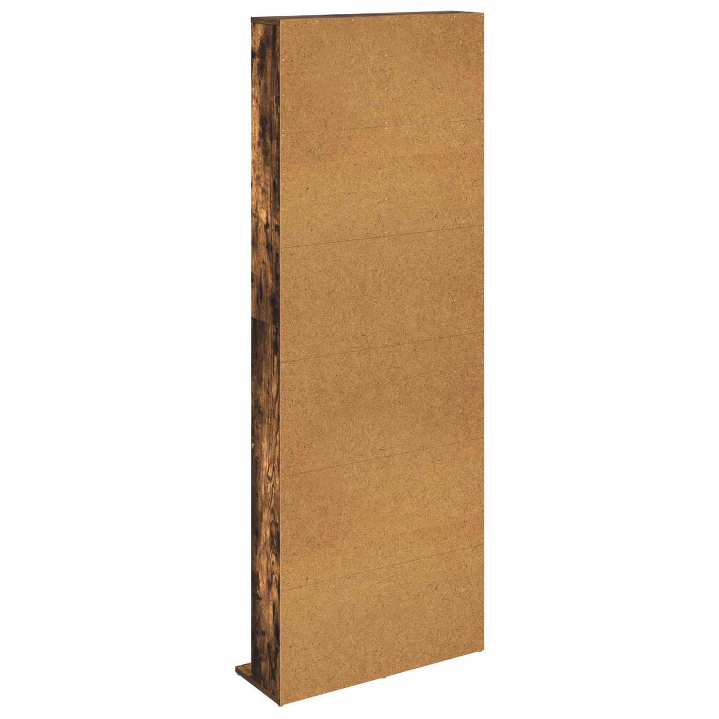 CD skap Røkt Eik 65 x 23,5 x 175 cm Konstruert tre