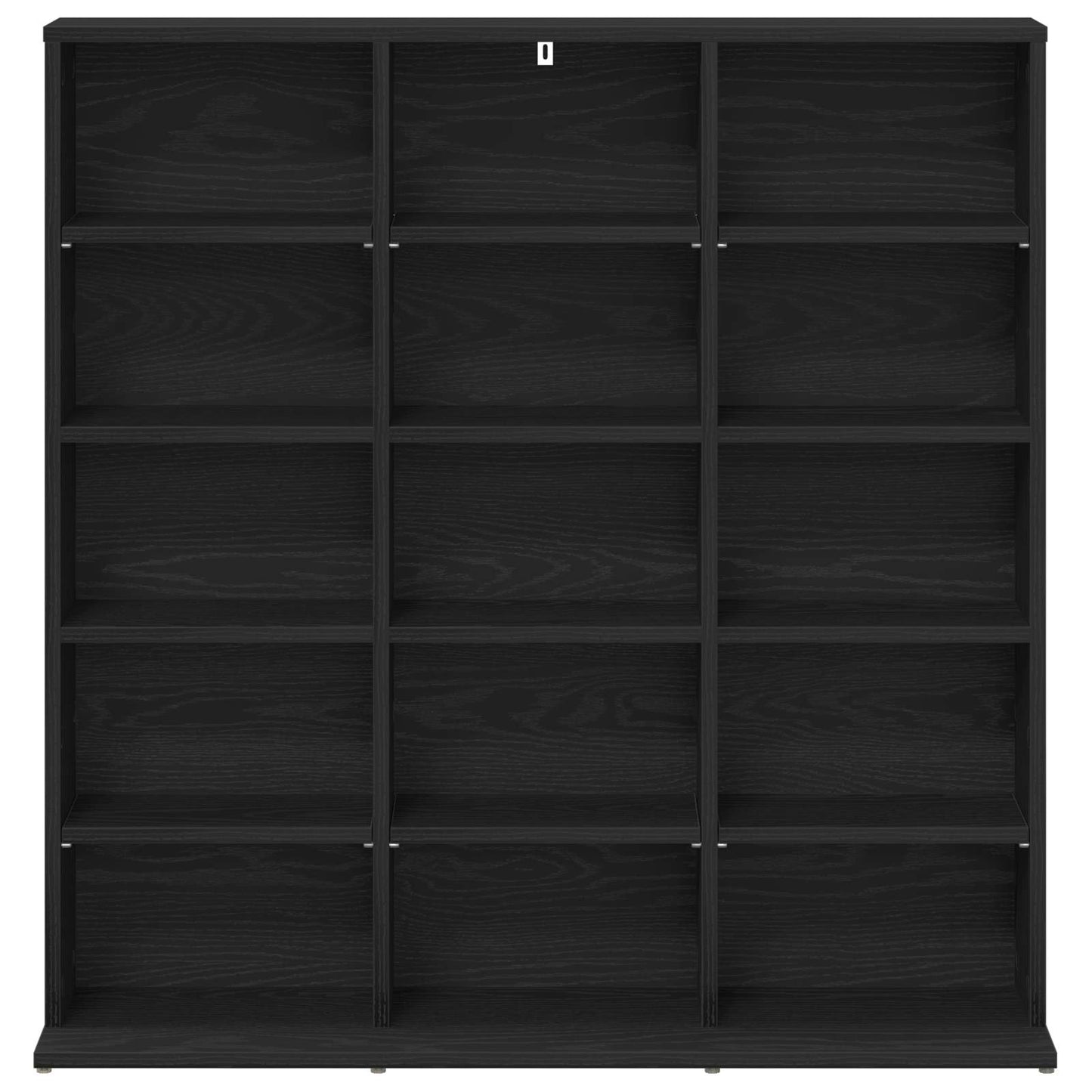 CD skap Svart eik 96 x 23,5 x 97,5 cm Konstruert tre