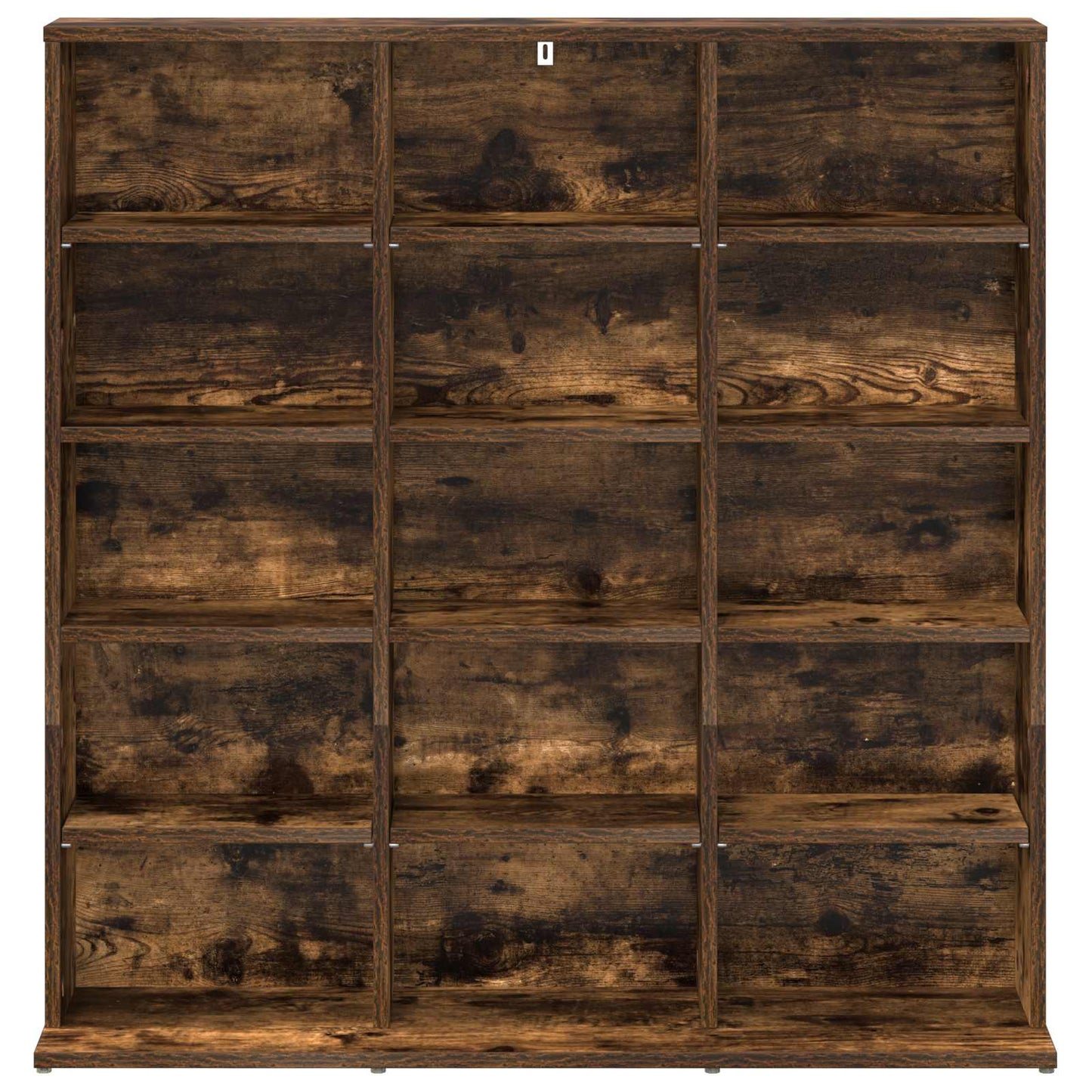 CD skap Røkt Eik 96 x 23,5 x 97,5 cm Konstruert tre