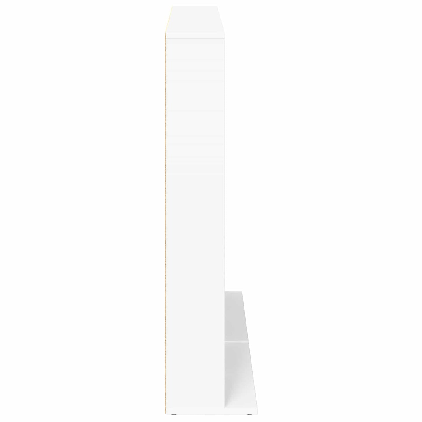 CD skap 2 stk. Hvit 65 x 23,5 x 97,5 cm Konstruert tre