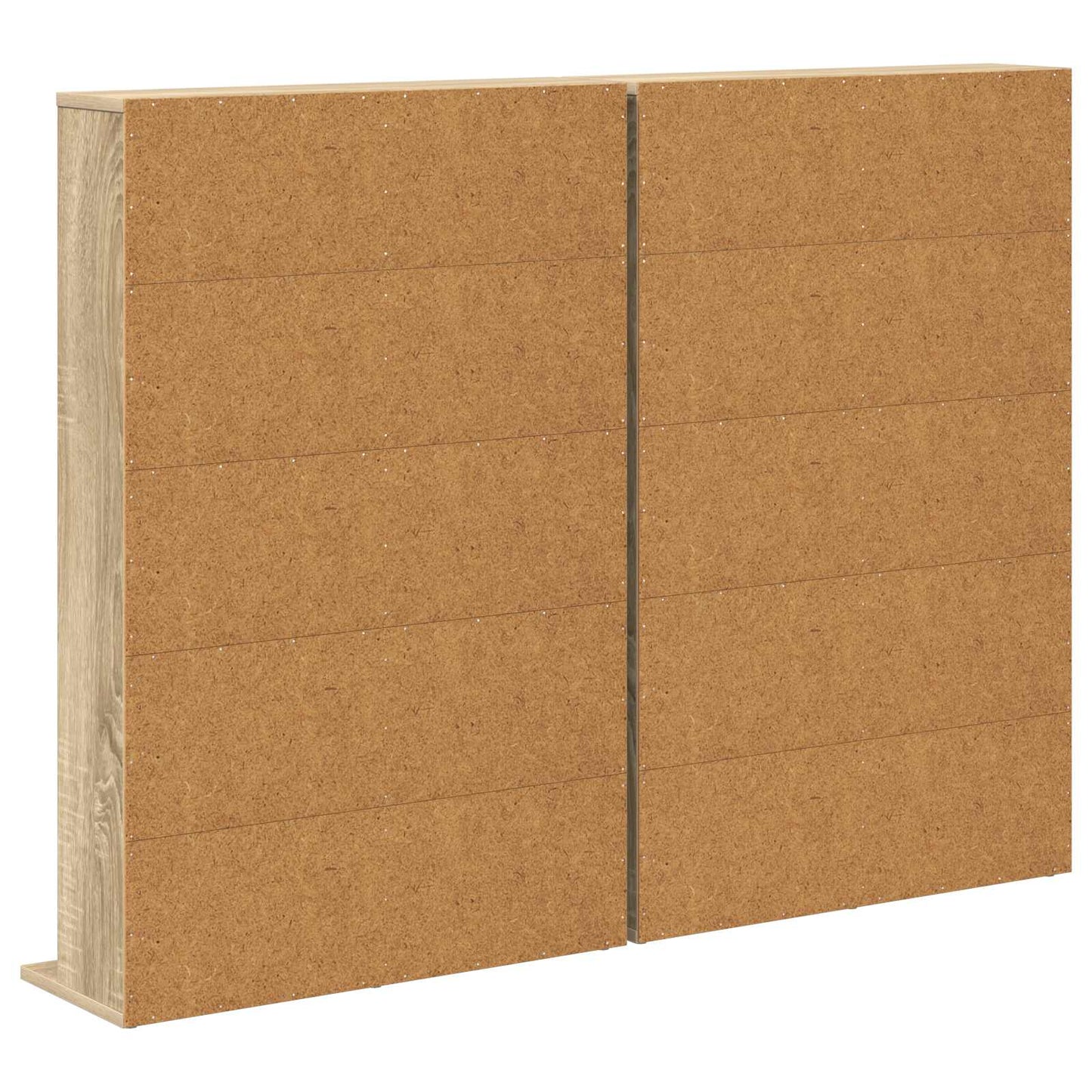 CD skap 2 stk. Sonoma eik 65 x 23,5 x 97,5 cm Konstruert tre