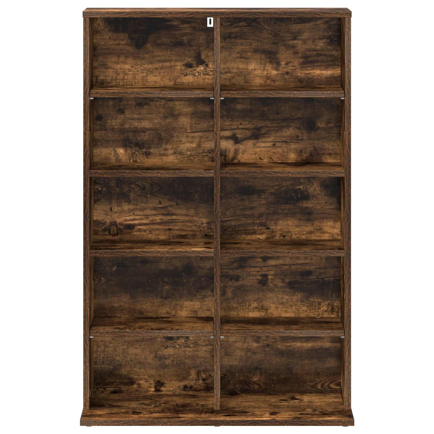 CD skap Røkt Eik 65 x 23,5 x 97,5 cm Konstruert tre