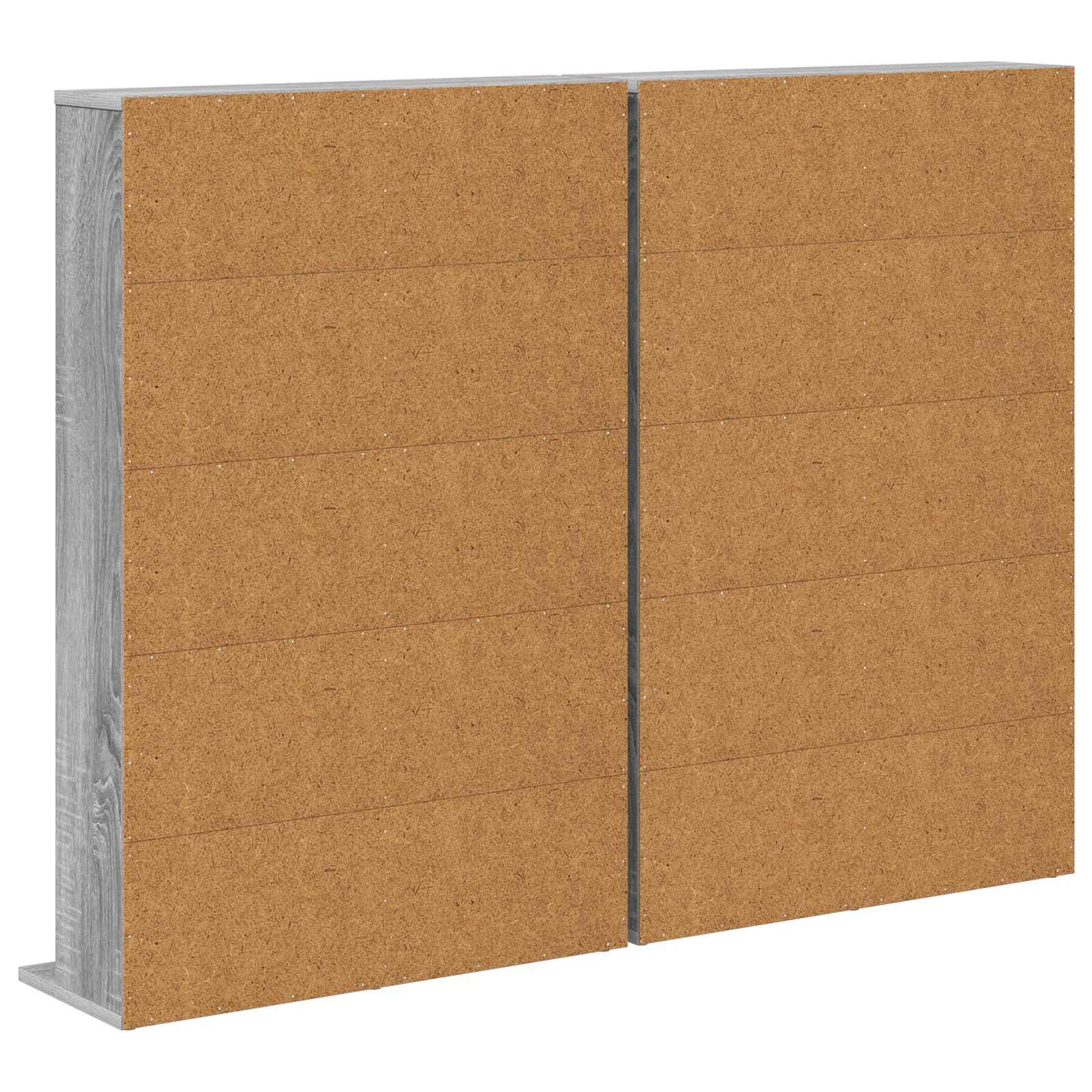 CD skap 2 stk. Grå Sonoma 65 x 23,5 x 97,5 cm Konstruert tre