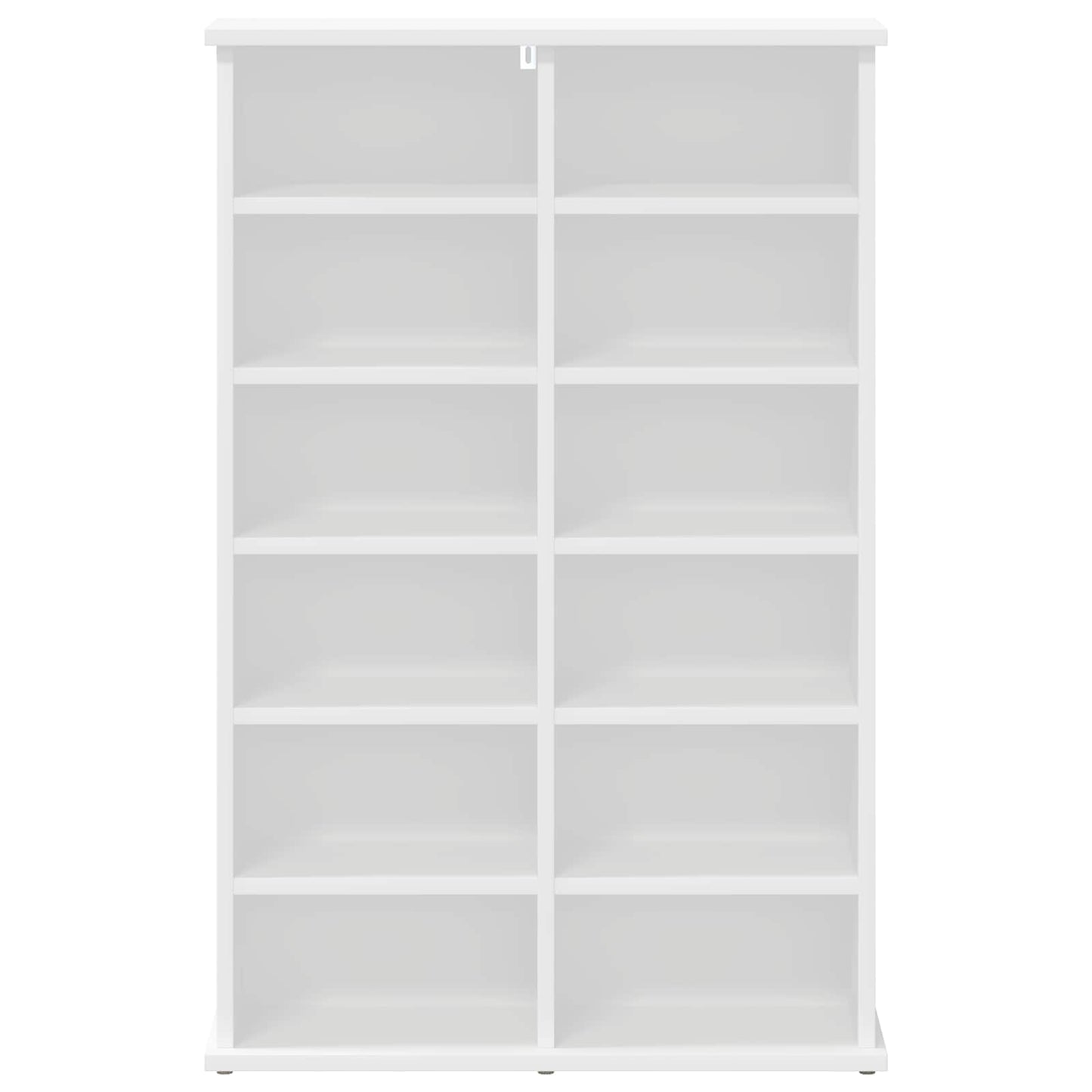 CD skap Hvit 60 x 17 x 92 cm Konstruert tre