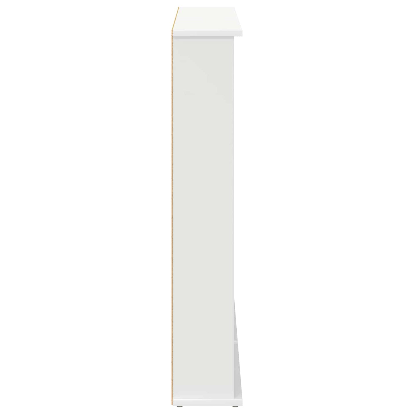 CD skap 2 stk. Hvit 60 x 17 x 92 cm Konstruert tre