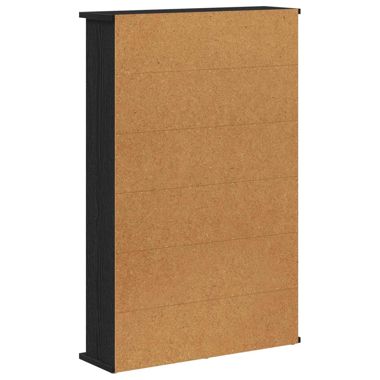 CD skap Svart eik 60 x 17 x 92 cm Konstruert tre