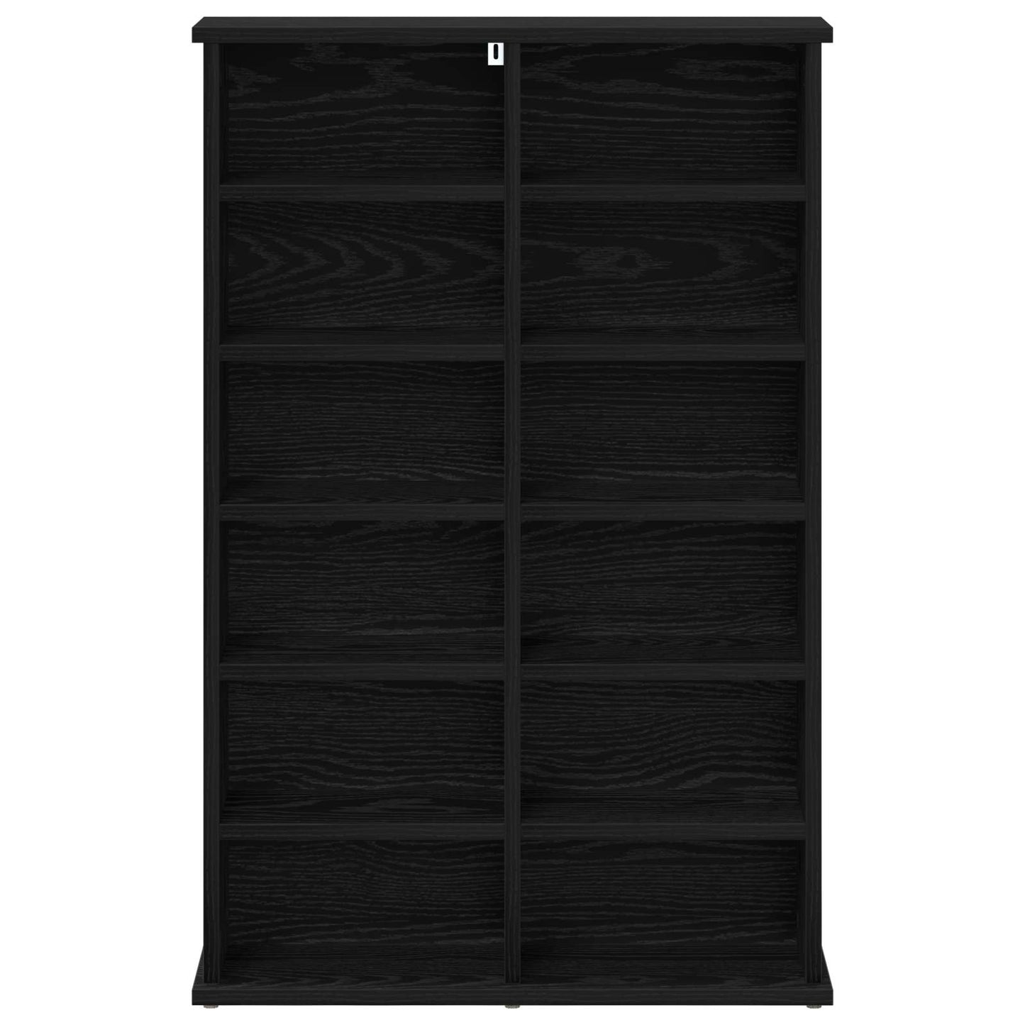 CD skap Svart eik 60 x 17 x 92 cm Konstruert tre