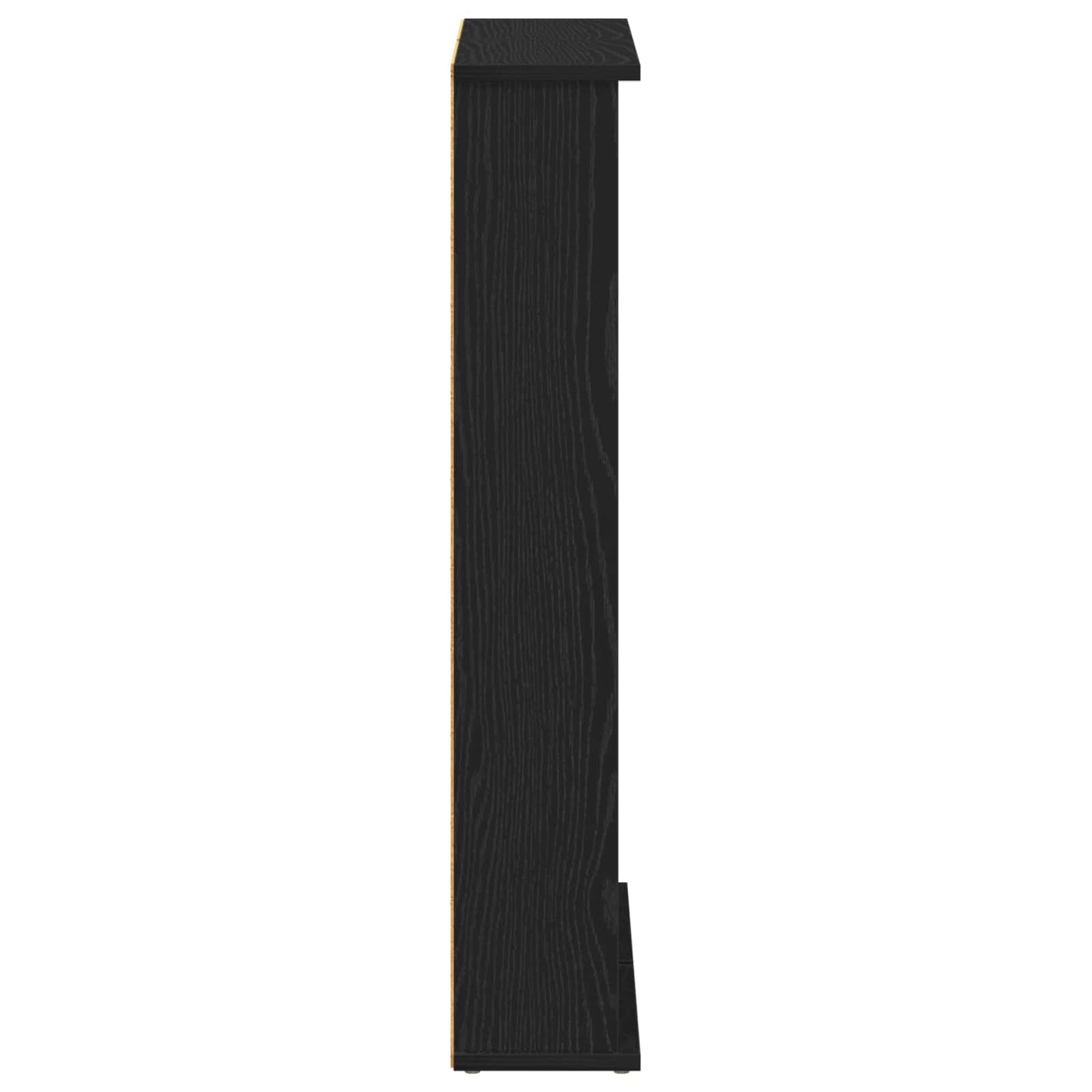 CD skap Svart eik 60 x 17 x 92 cm Konstruert tre