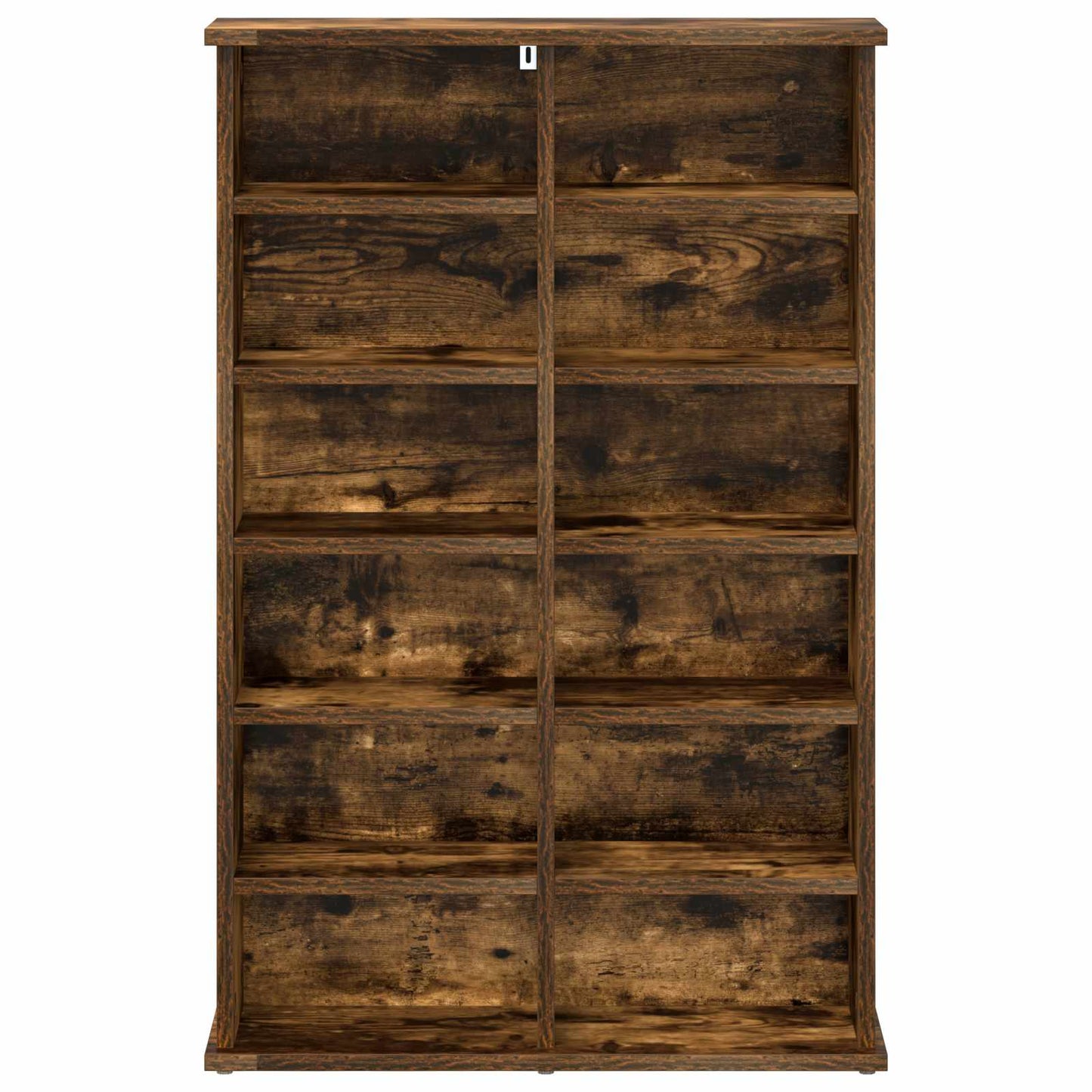 CD skap Røkt Eik 60 x 17 x 92 cm Konstruert tre