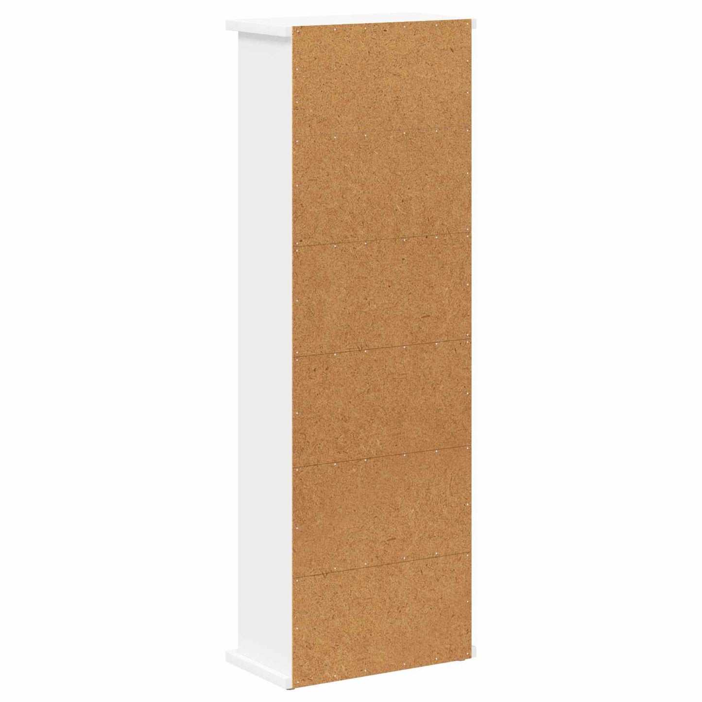 CD skap Hvit 60 x 17 x 92 cm Konstruert tre