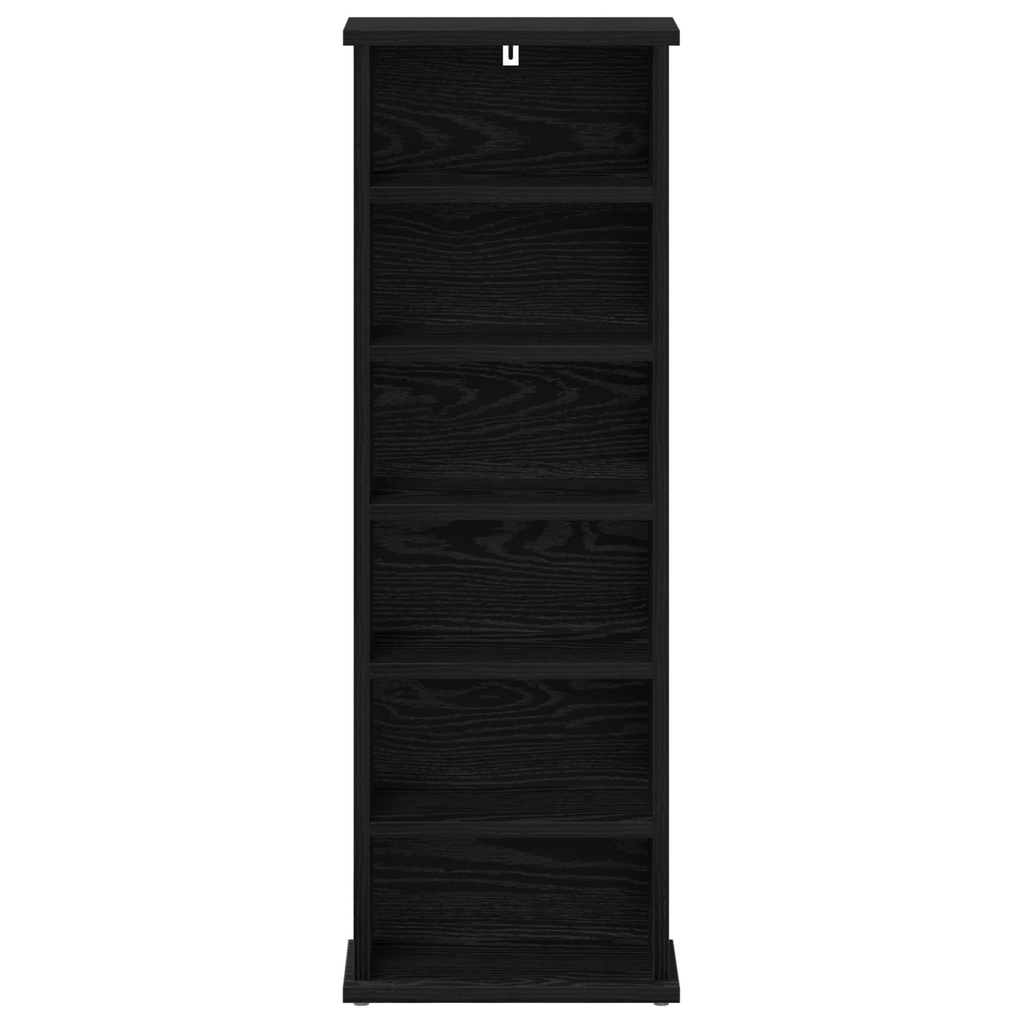 CD skap Svart eik 60 x 17 x 92 cm Konstruert tre