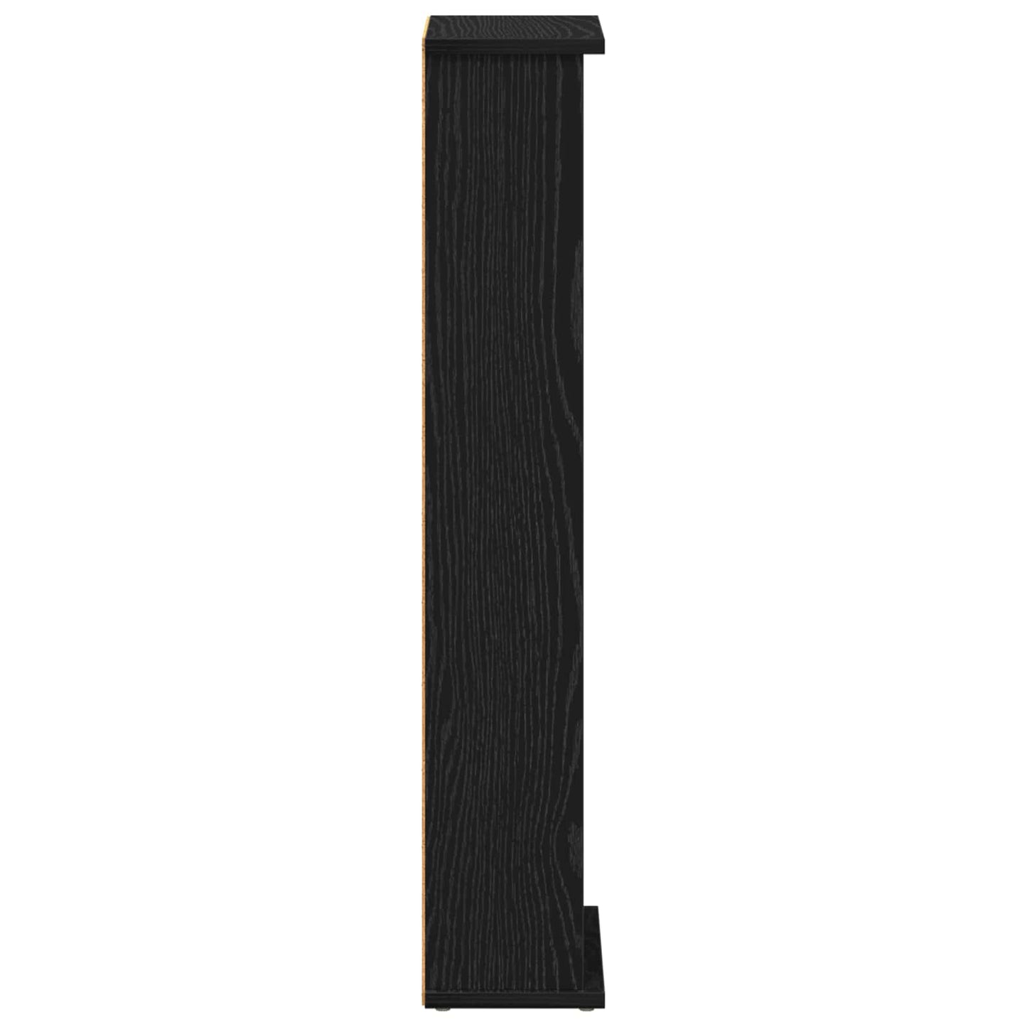CD skap Svart eik 60 x 17 x 92 cm Konstruert tre