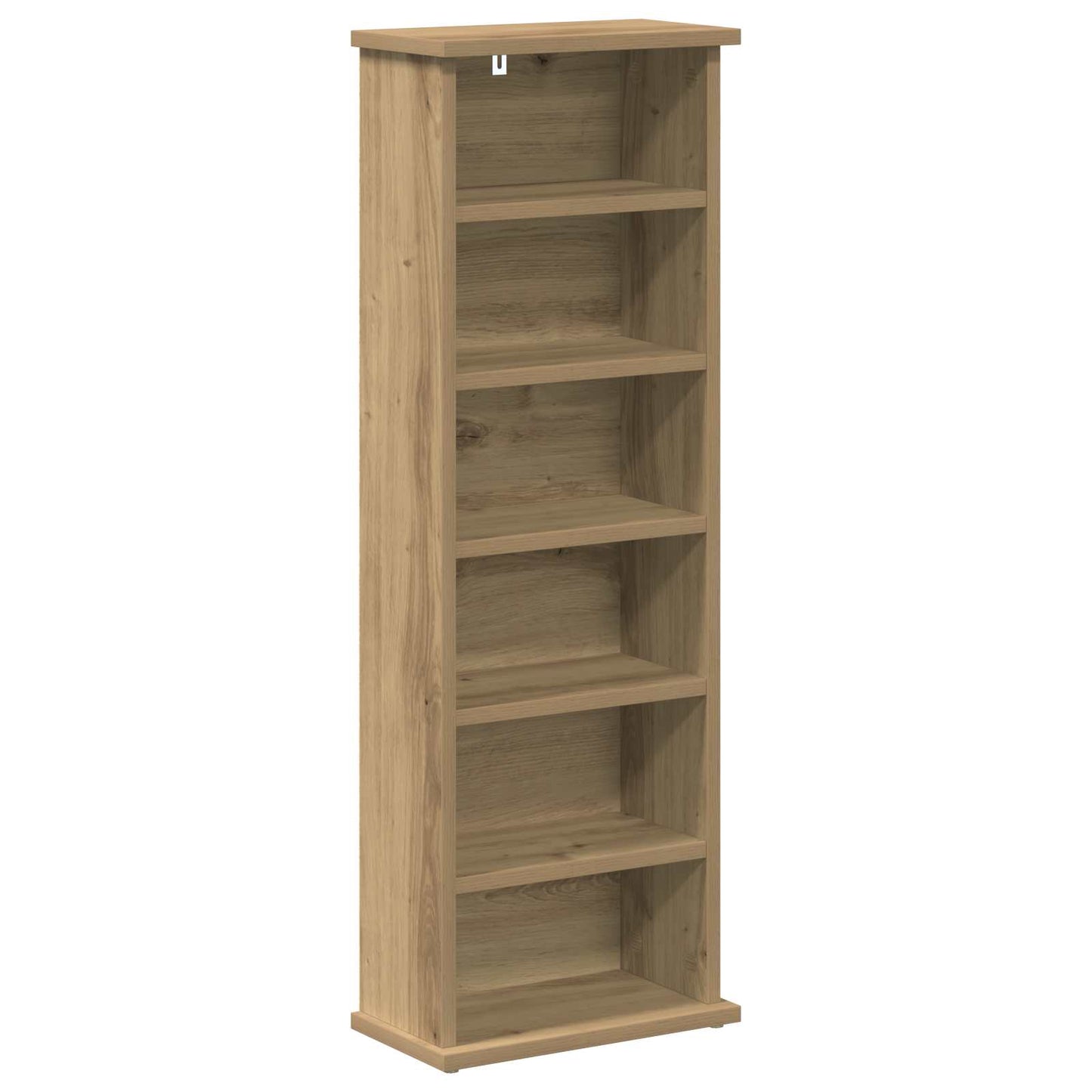 CD skap 2 stk. Artisan eik 60 x 17 x 92 cm Konstruert tre