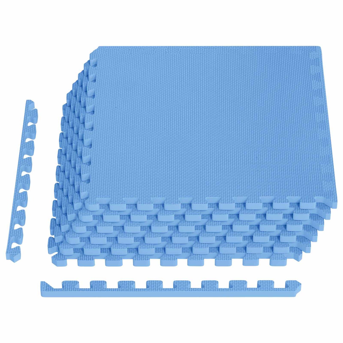 Gulvmatter 6 pcs Blå 2,16 m² EVA Skum