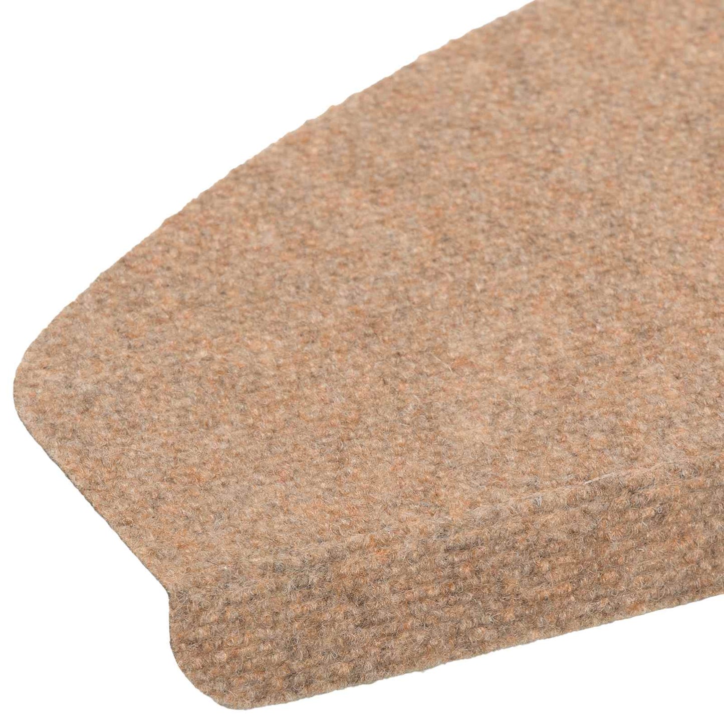 Selvlimende trappematter 15 pcs Beige 80 x 28 x 3,5 cm