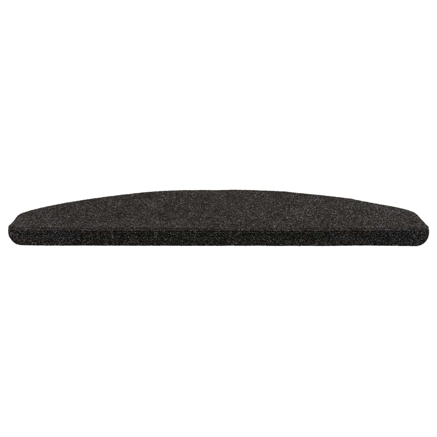 Selvlimende trappematter 15 pcs Svart 80 x 28 x 3,5 cm