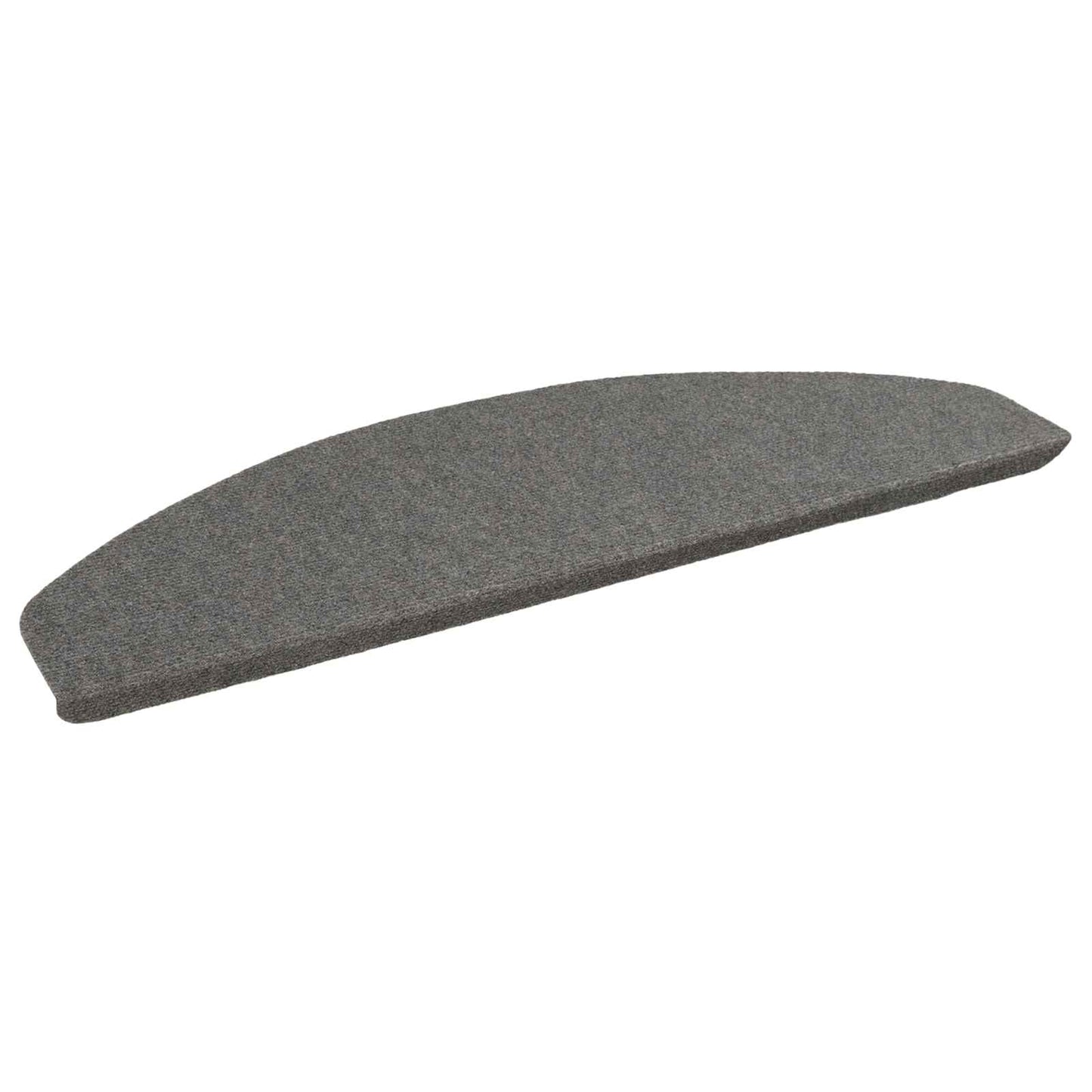 Selvlimende trappematter 15 pcs Grå 80 x 28 x 3,5 cm