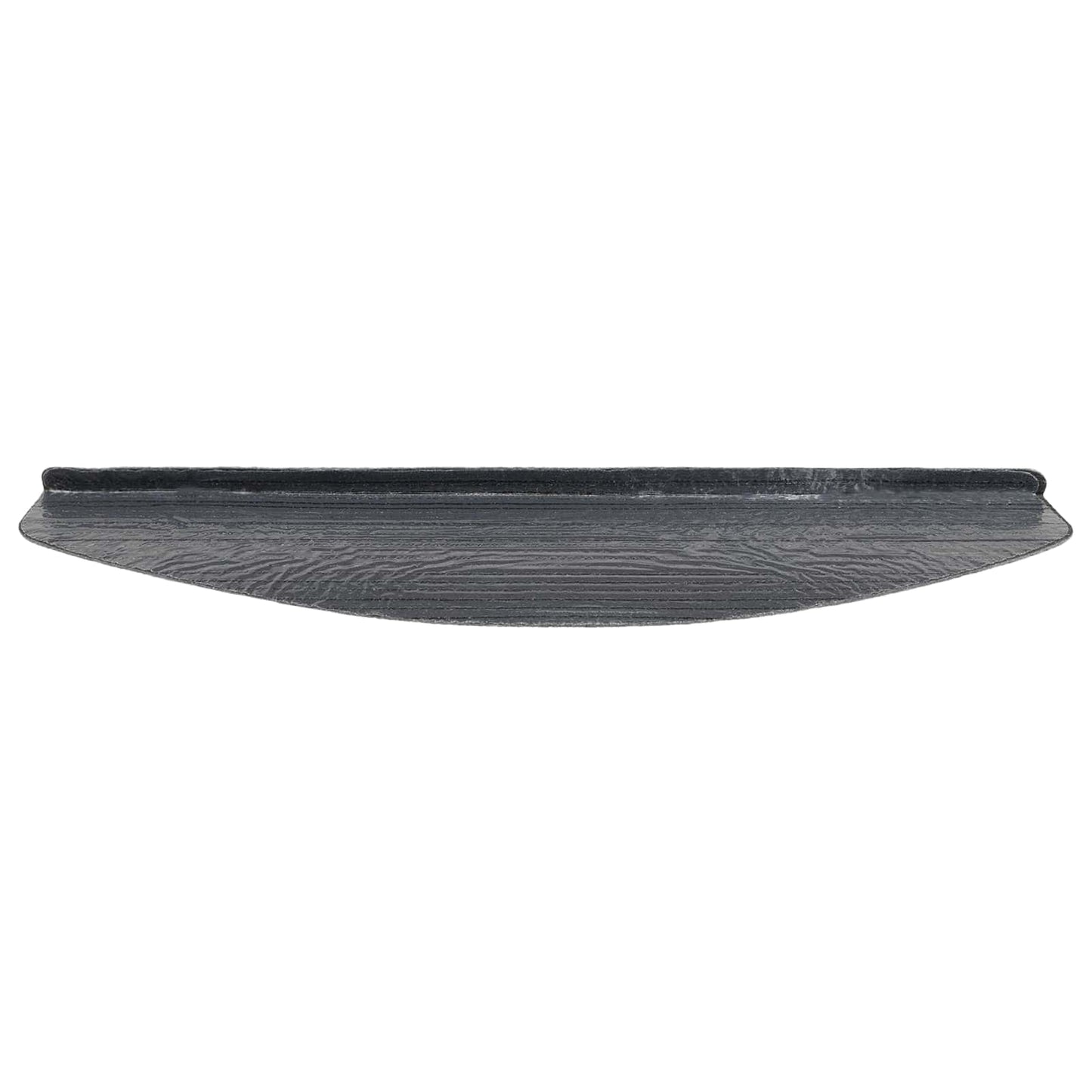 Selvlimende trappematter 15 pcs Grå 80 x 28 x 3,5 cm