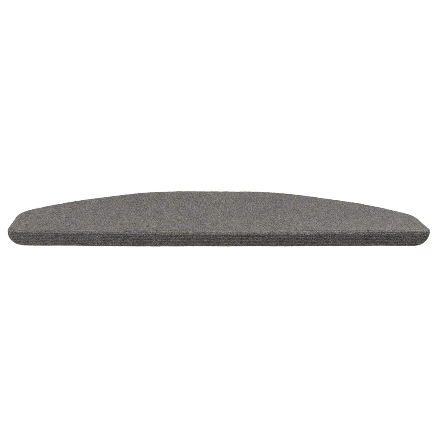 Selvlimende trappematter 15 pcs Grå 80 x 28 x 3,5 cm