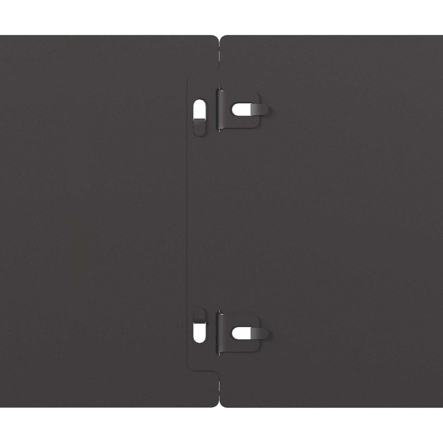 Gjerdekant 30 pcs 15 x 103 cm Stål Svart