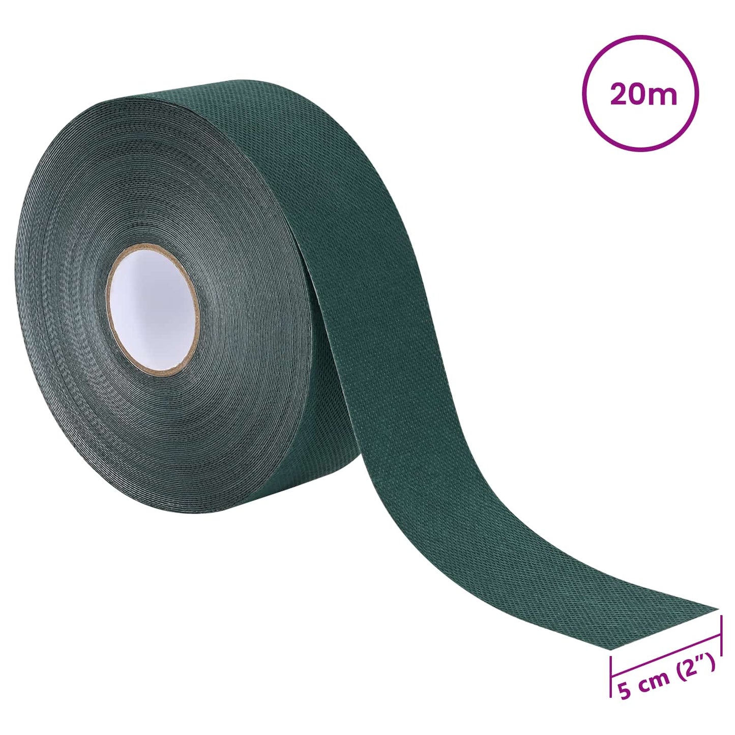 Kunstig gress tape selvheftende Grønn 5 cm x 20 m Uvevd Stoff
