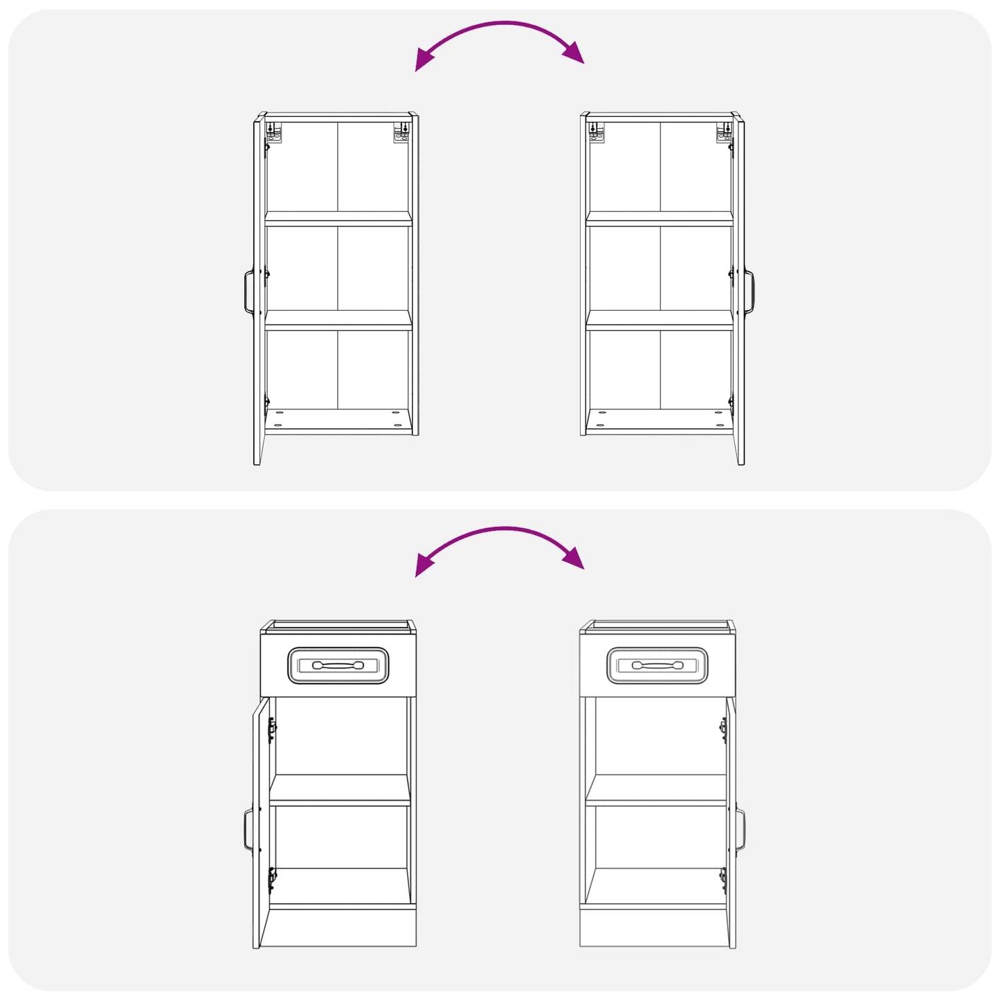 Kjøkken enhet KALMAR 5 pcs Svart Konstruert tre
