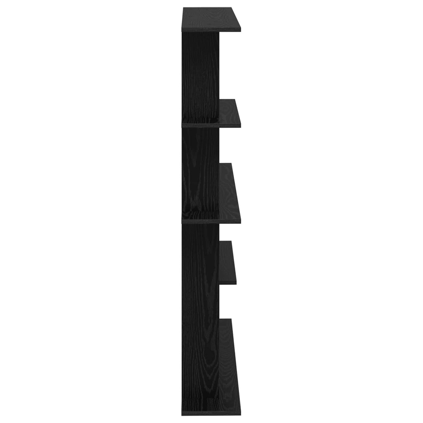 Vegghylleenhet Svart 102 x 20 x 130 cm Konstruert tre
