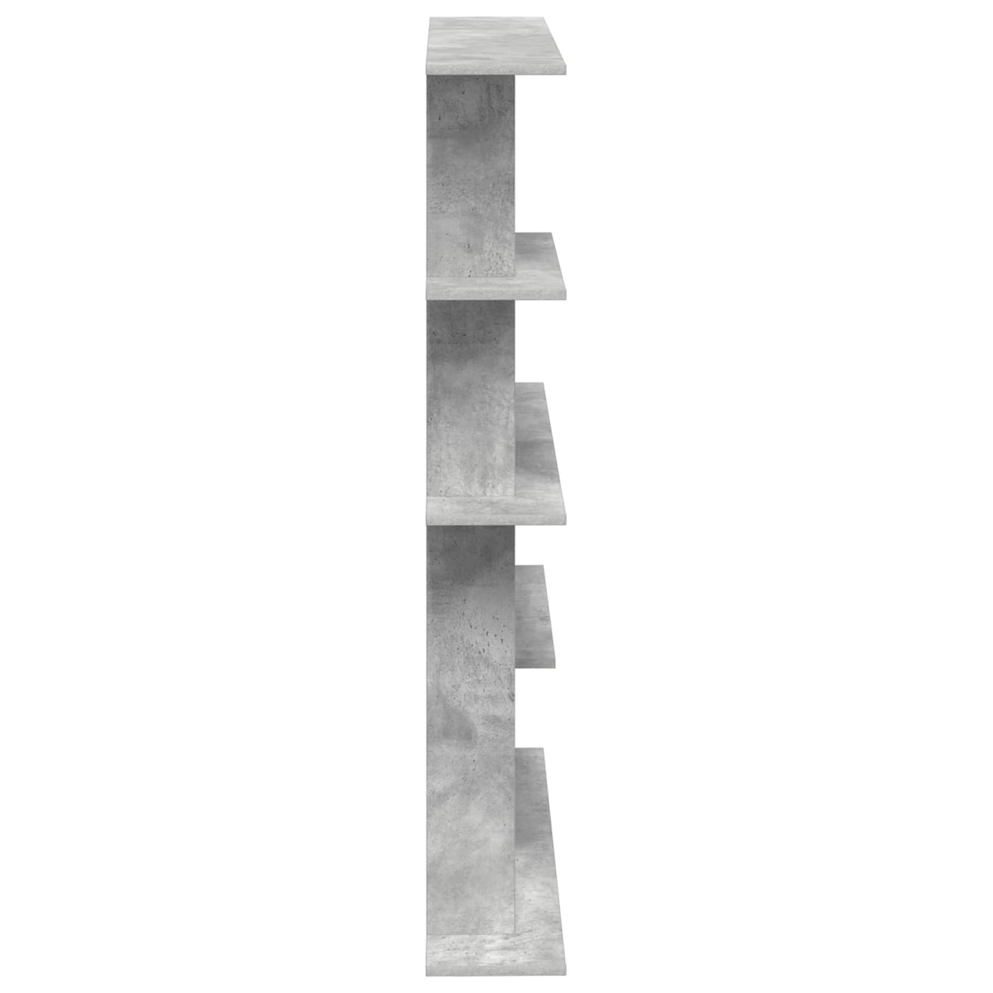 Vegghylleenhet Grå 102 x 20 x 130 cm Konstruert tre