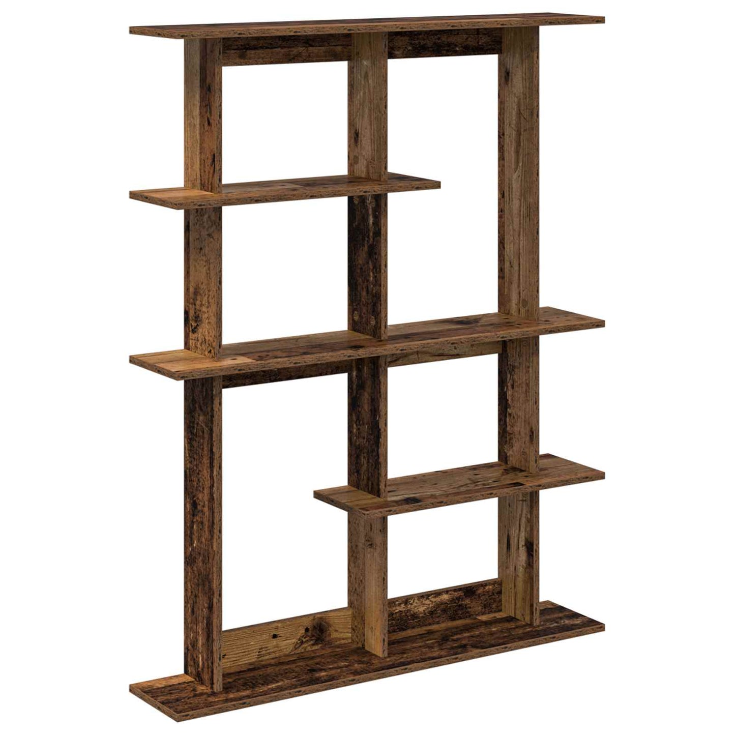 Vegghylleenhet Brun 102 x 20 x 130 cm Konstruert tre