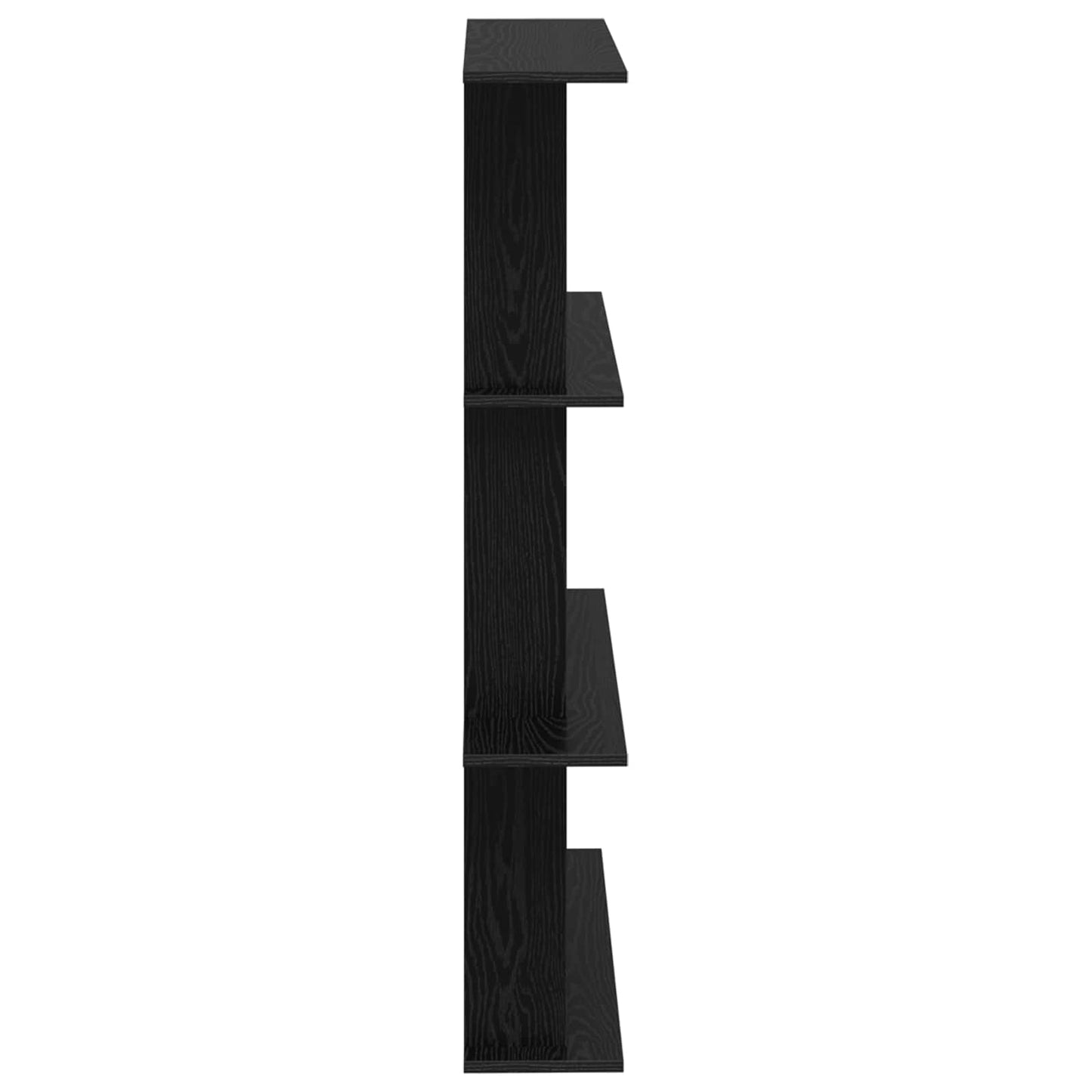 Vegghylleenhet Svart 100 x 20 x 126 cm Konstruert tre