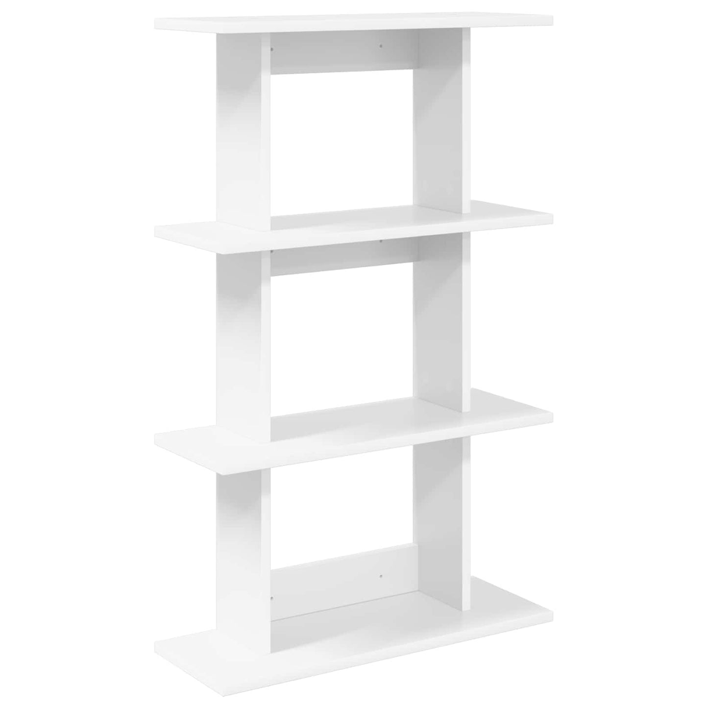 Vegghylle Veggmontert Hvit 56 x 20 x 90 cm Konstruert tre