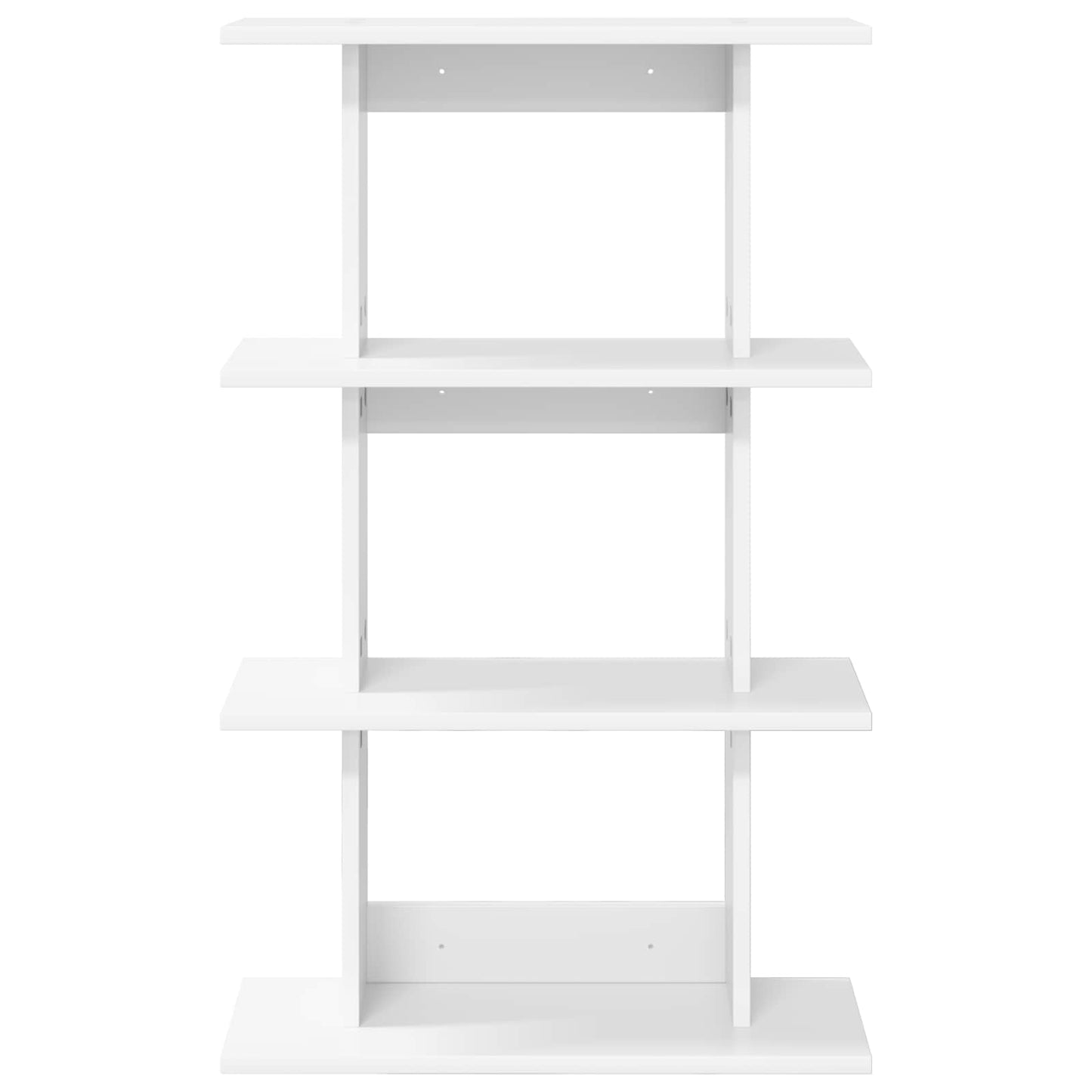Vegghylle Veggmontert Hvit 56 x 20 x 90 cm Konstruert tre
