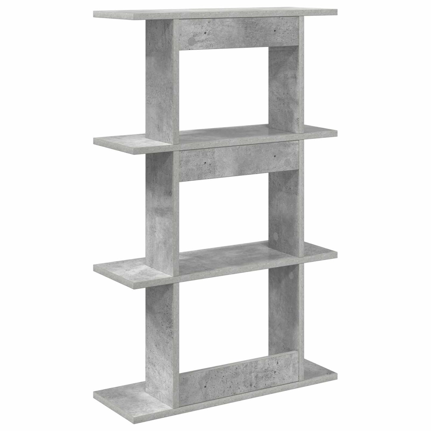 Vegghylle Veggmontert Grå 56 x 20 x 90 cm Konstruert tre