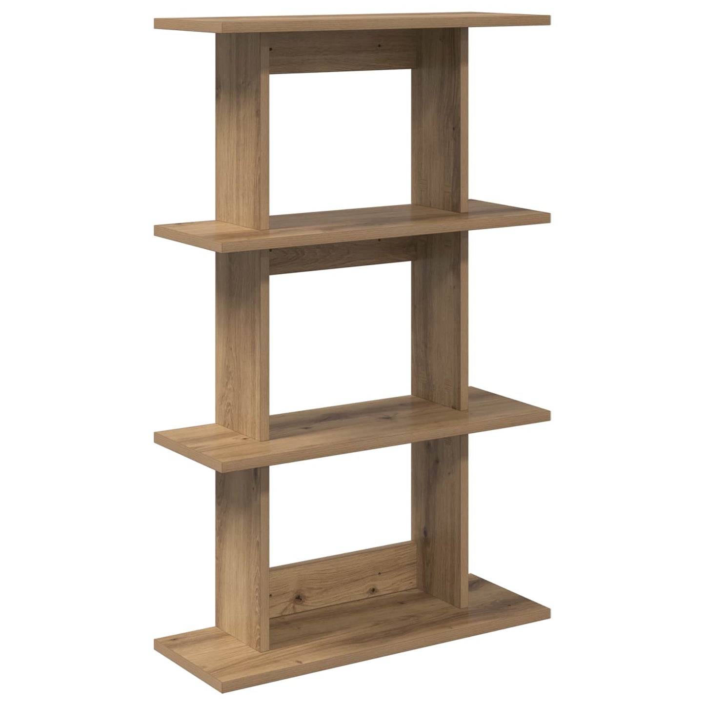 Vegghylle Veggmontert Brun 56 x 20 x 90 cm Konstruert tre