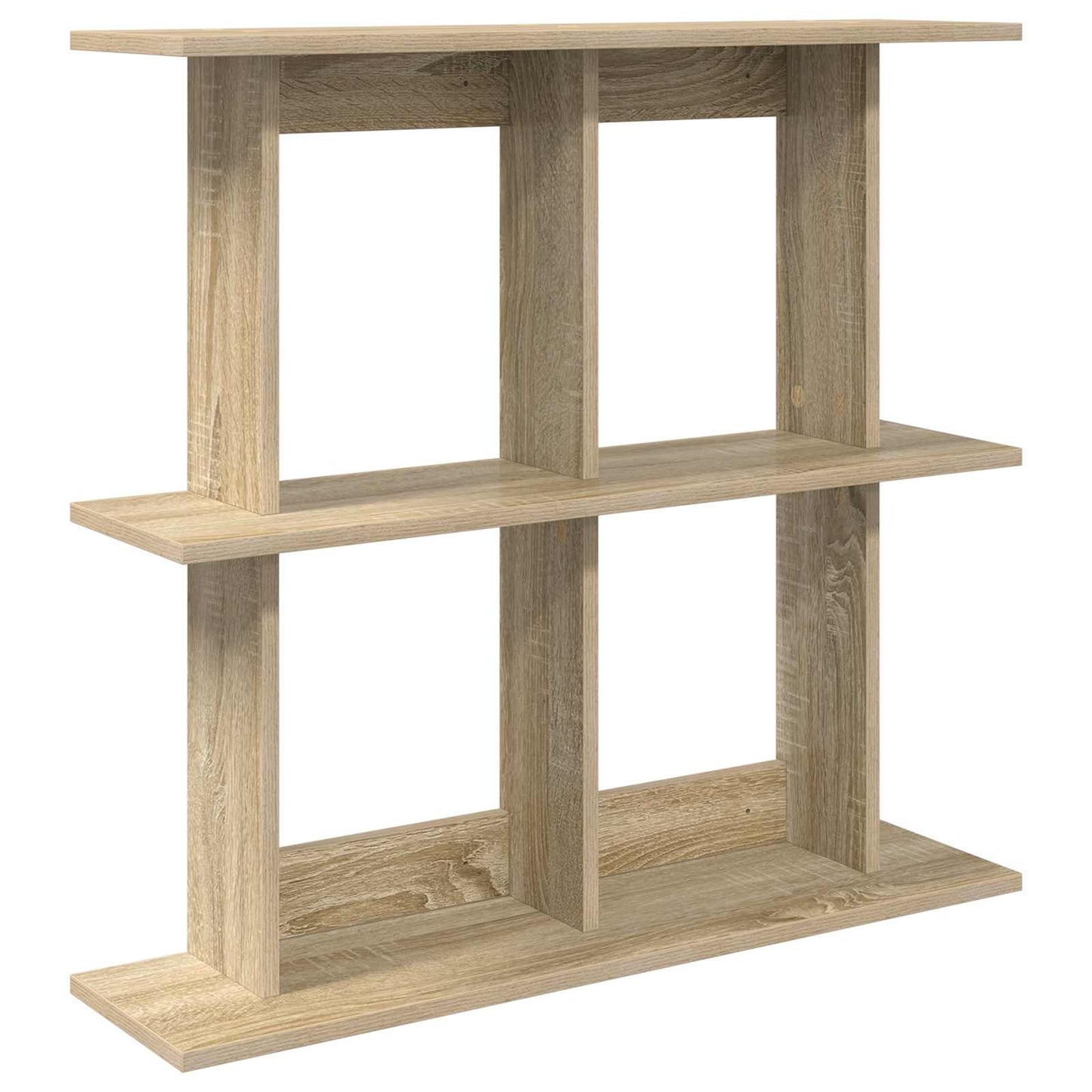 Vegghylle Veggmontert Brun 80 x 20 x 75 cm Konstruert tre