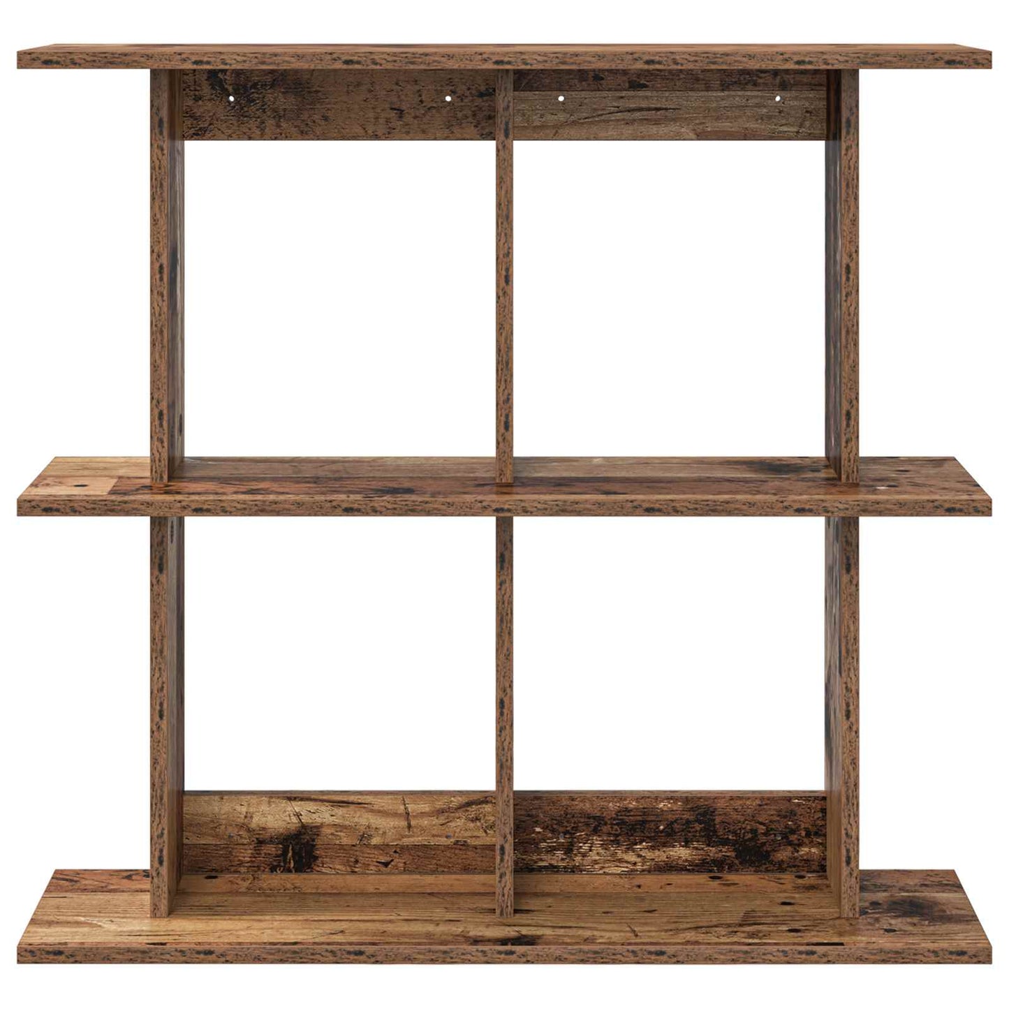 Vegghylle Veggmontert Brun 80 x 20 x 75 cm Konstruert tre