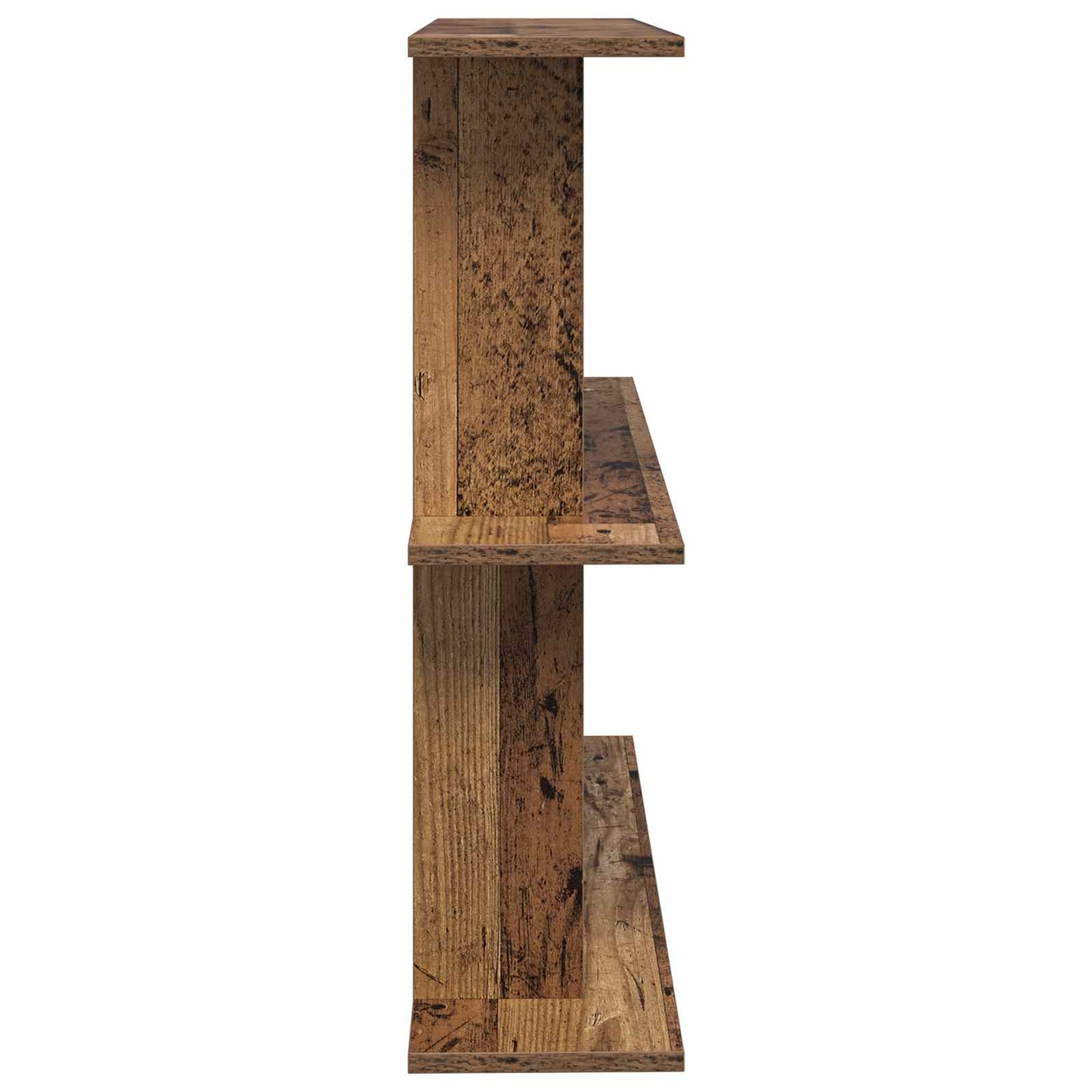 Vegghylle Veggmontert Brun 80 x 20 x 75 cm Konstruert tre