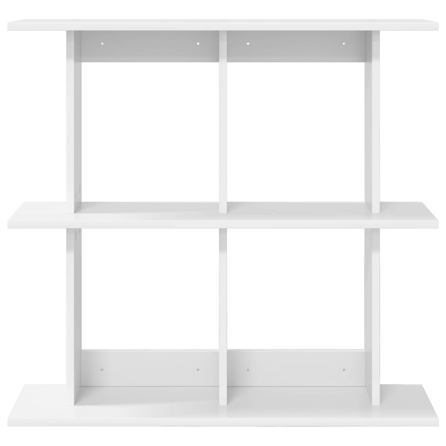 Vegghylle Veggmontert Hvit 100 x 20 x 75 cm Konstruert tre